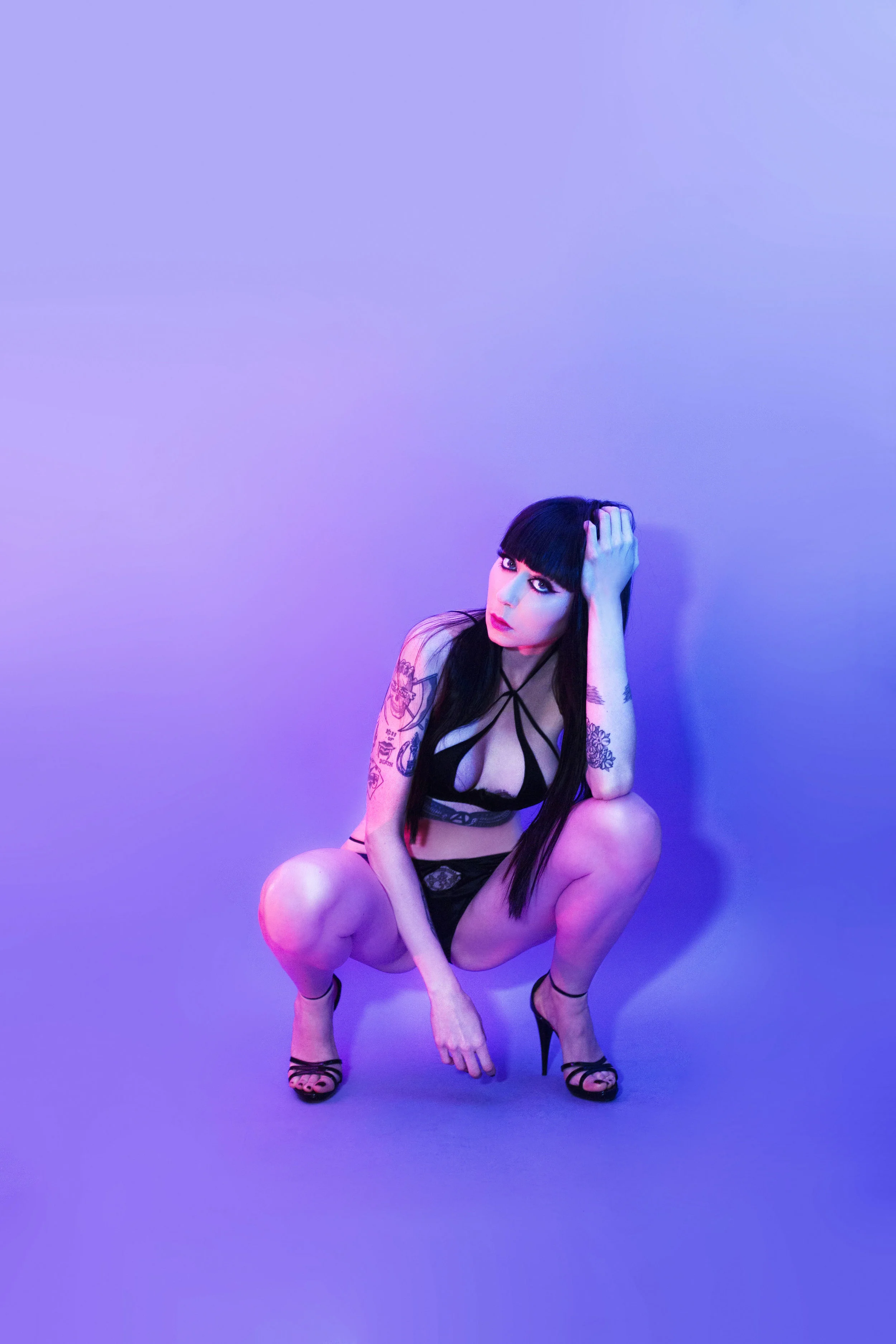 Goth tattooed escort NYC