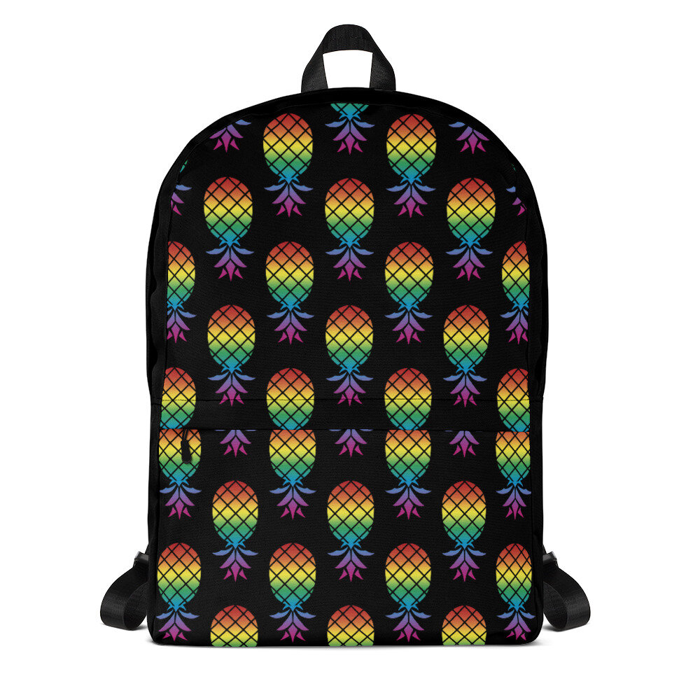 Rainbow Swingers Upside Down Pineapple Backpack — 4OURPLAY