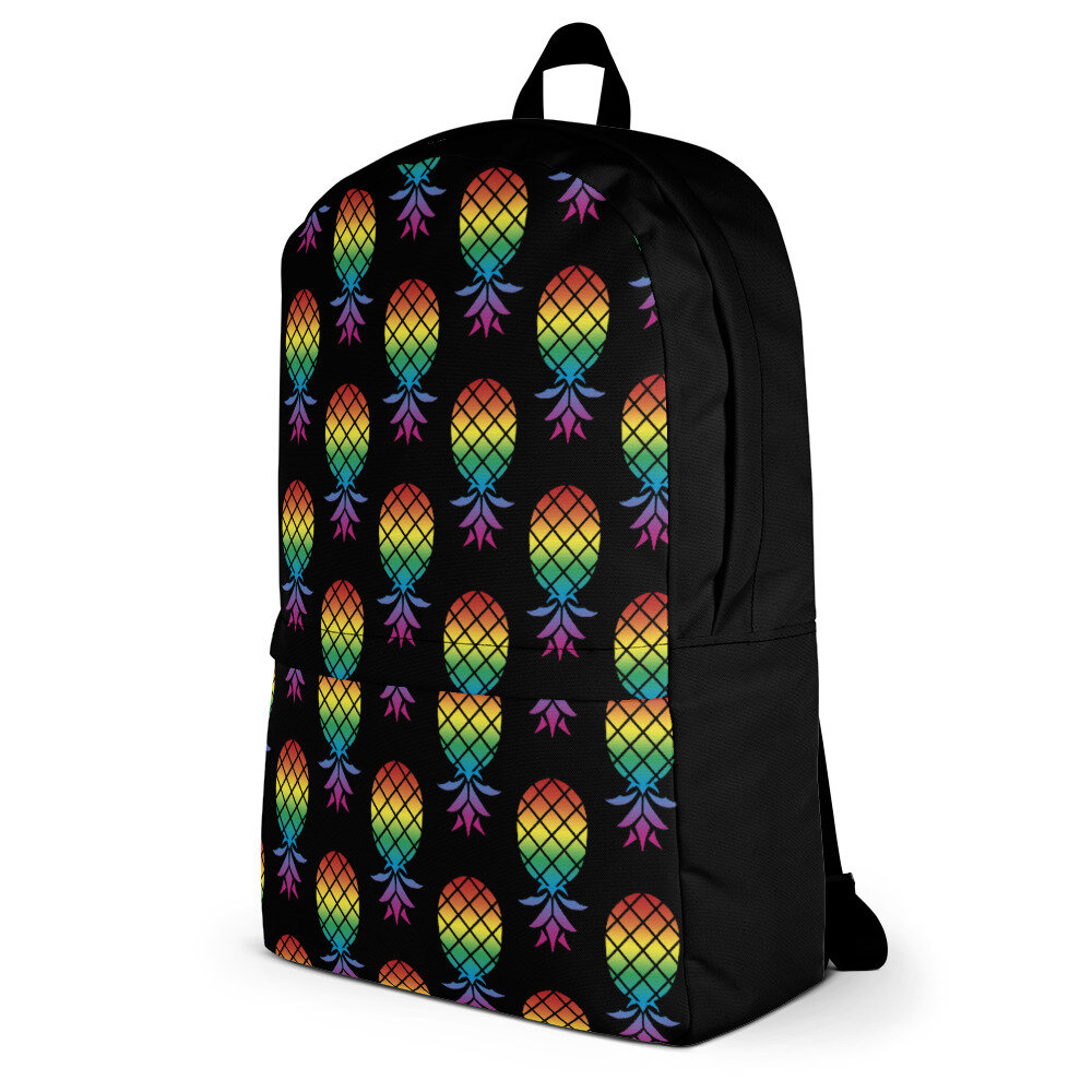 Rainbow Swingers Upside Down Pineapple Backpack — 4OURPLAY