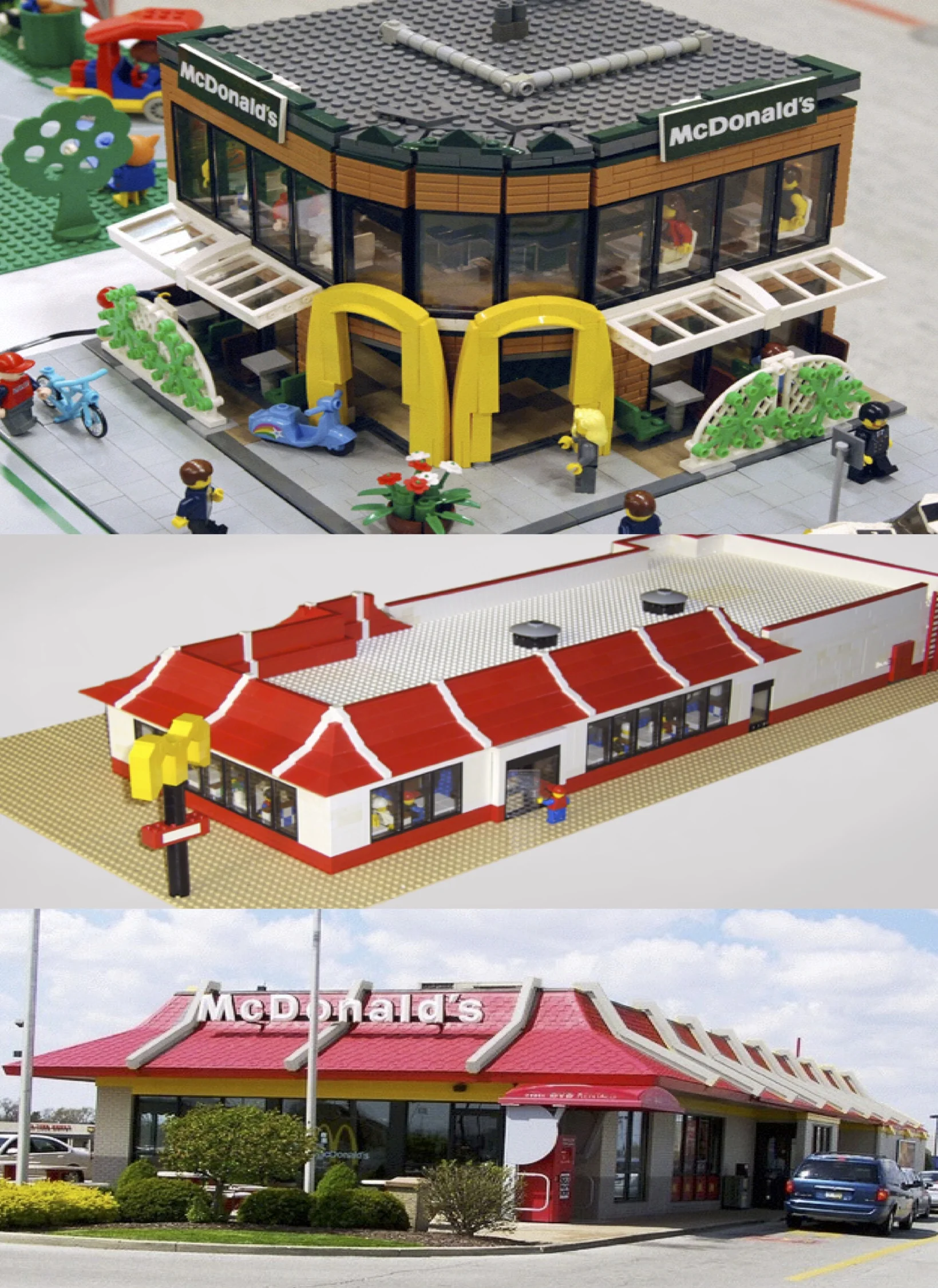 Original McLego Idea Let’s build an actual McDonald’s restaurant made out of Lego in the birthplace of Lego—Copenhagen.