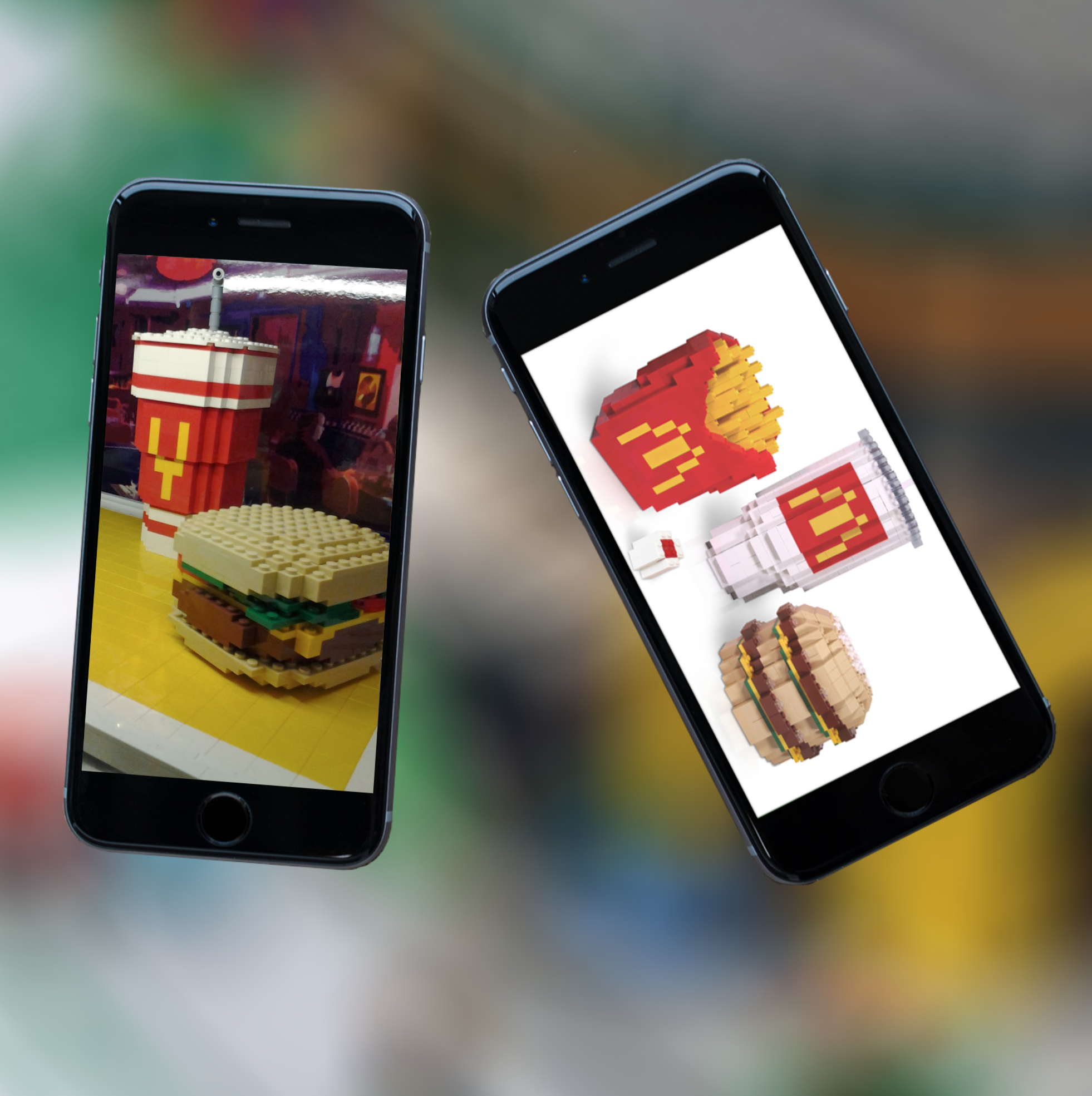 Amplified McLego Idea - Social Trade-In For those outside Lego’s hometown, we initiate a social trade-in in partnership with Lego. We’ll invite people to dust off their old lego set and build a lego fries/burger/drink/cone. Take a picture of it with #imlovinit24 and we’ll DM everyone a digital coupon for that item.