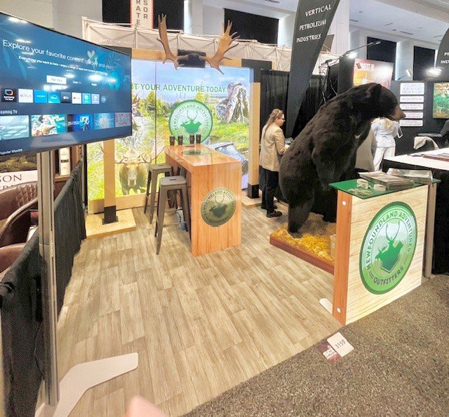 10ft Display for Newfoundland Adventure Outfitters