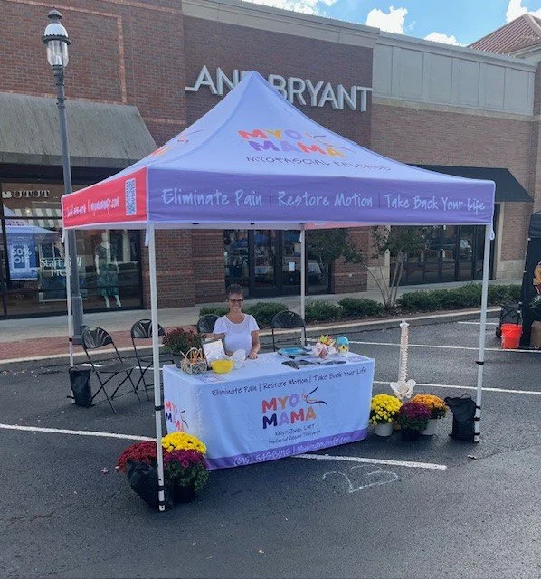 10x10 Pop-up Event Tent for MyoMama, Hendersonville, TN