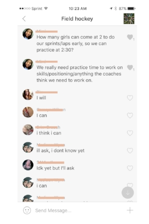 Actual message from our group chat.