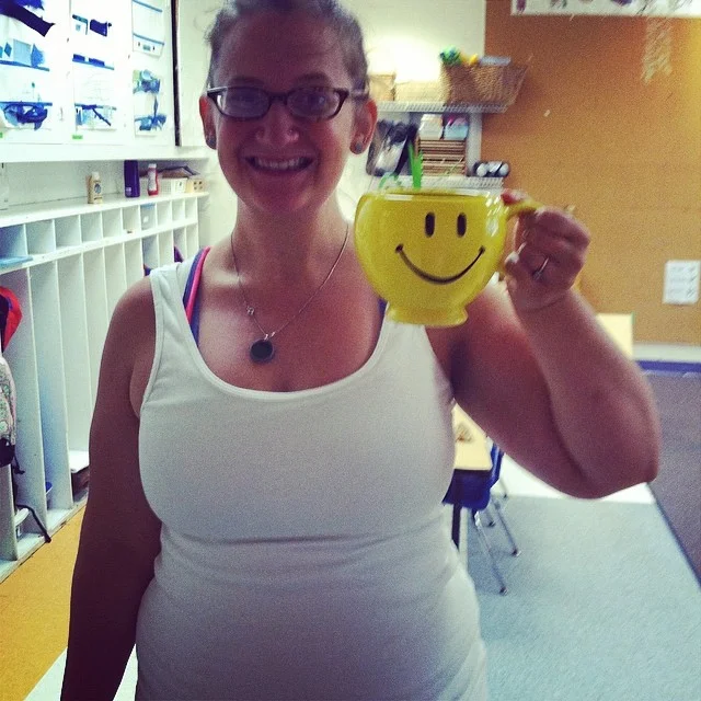 This was my typical expression in my classroom. It was my happy place!