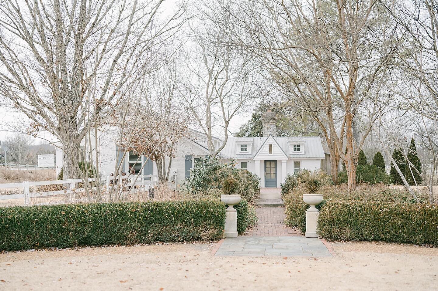 Soon our property will be as green and lush outside as it is inside.  Until then we&rsquo;ll cherish the simple beauty of winter in Tennessee. #winterlandscape