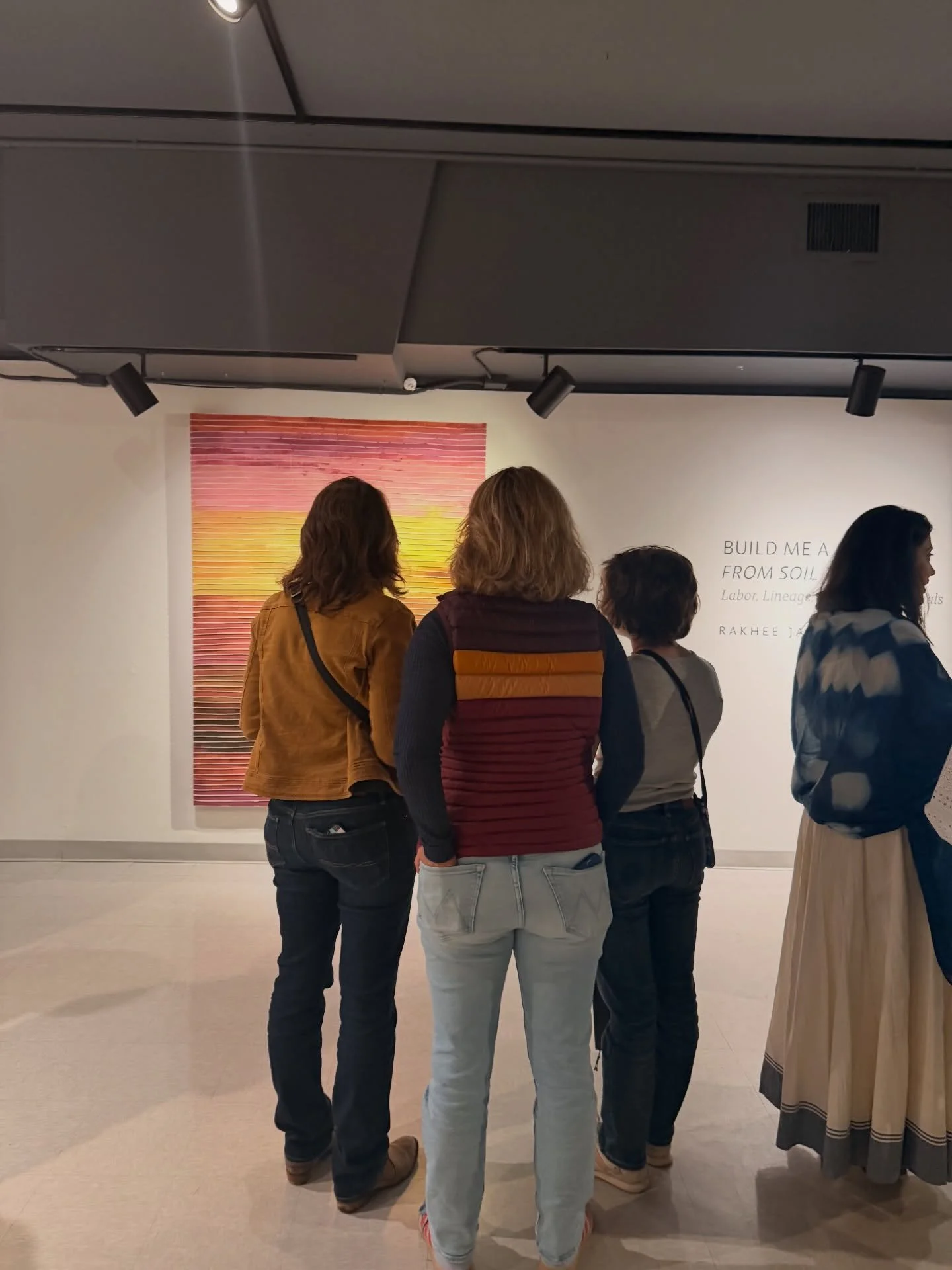 I&rsquo;m still holding the energy from the opening of Build Me A Garden, From Soil to Surface. 

Thank you to everyone who spent time with the work, who asked questions, shared reflections, and allowed the pieces to meet you where you are. These wor