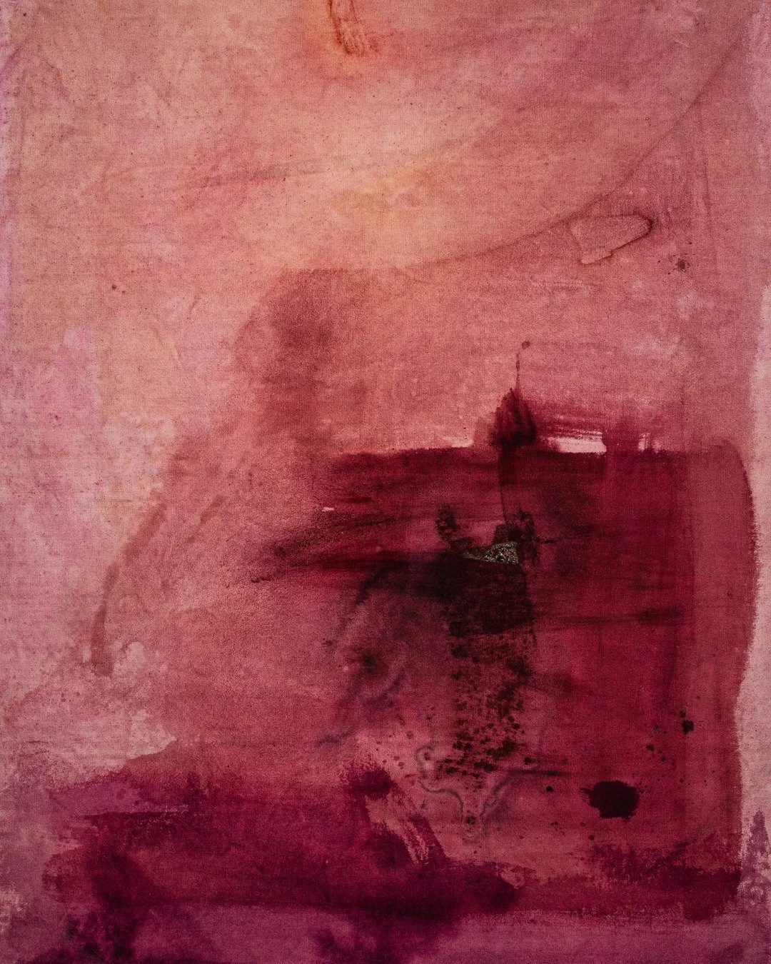 This is what it looks like when I let the color lead.

No predetermined form. No fixed plan. The color arrives and the piece organizes itself around it. Form follows.

That's what I love most about working abstractly. You're not imposing a story. You