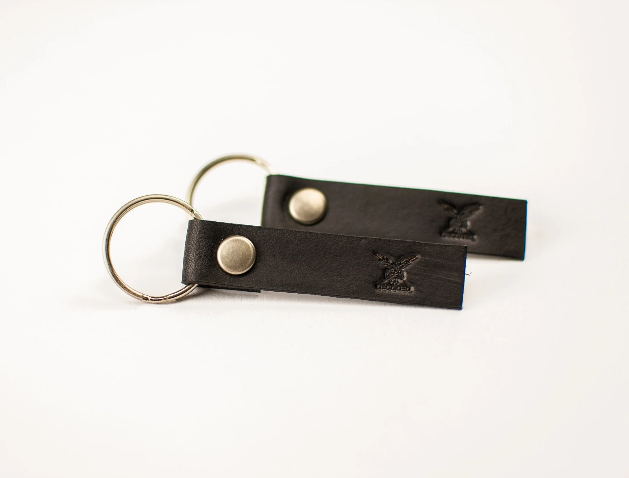 DECODED ARTISANS LEATHER KEYCHAINS