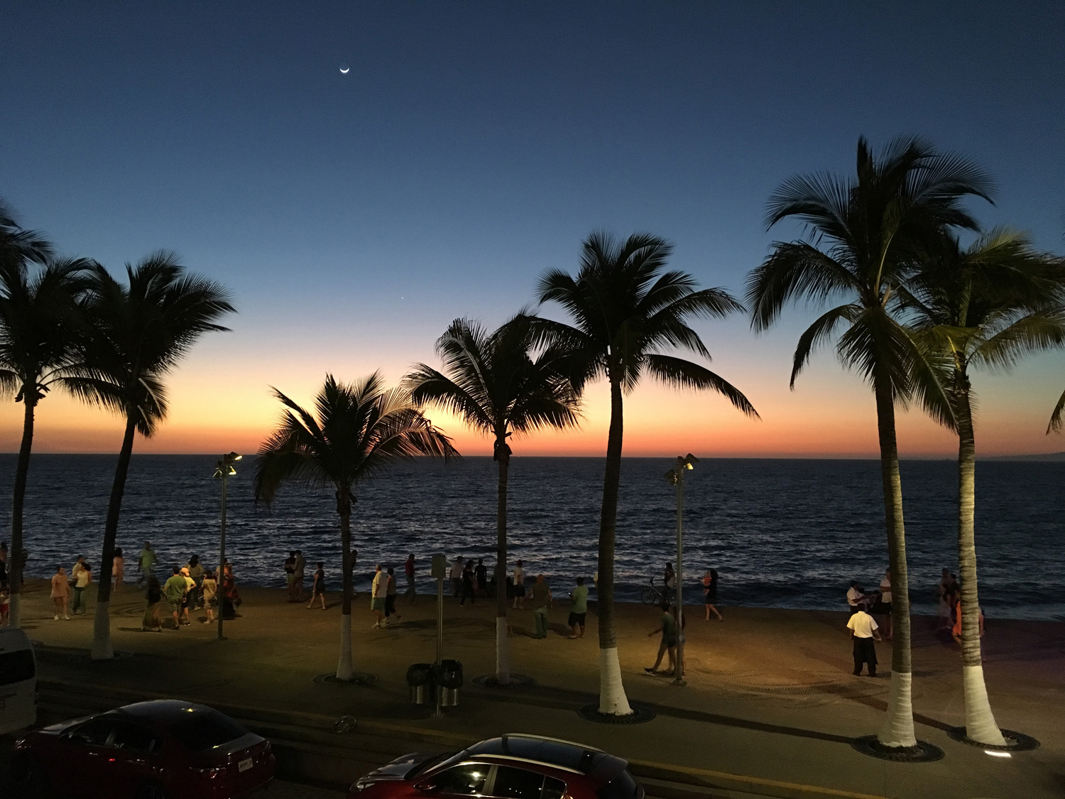 Sunset over Puerto Vallarta