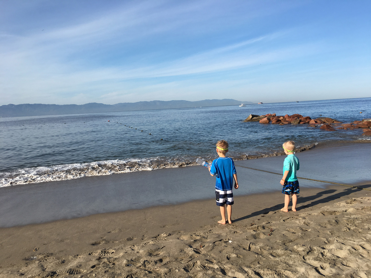 First time in the Pacific Ocean