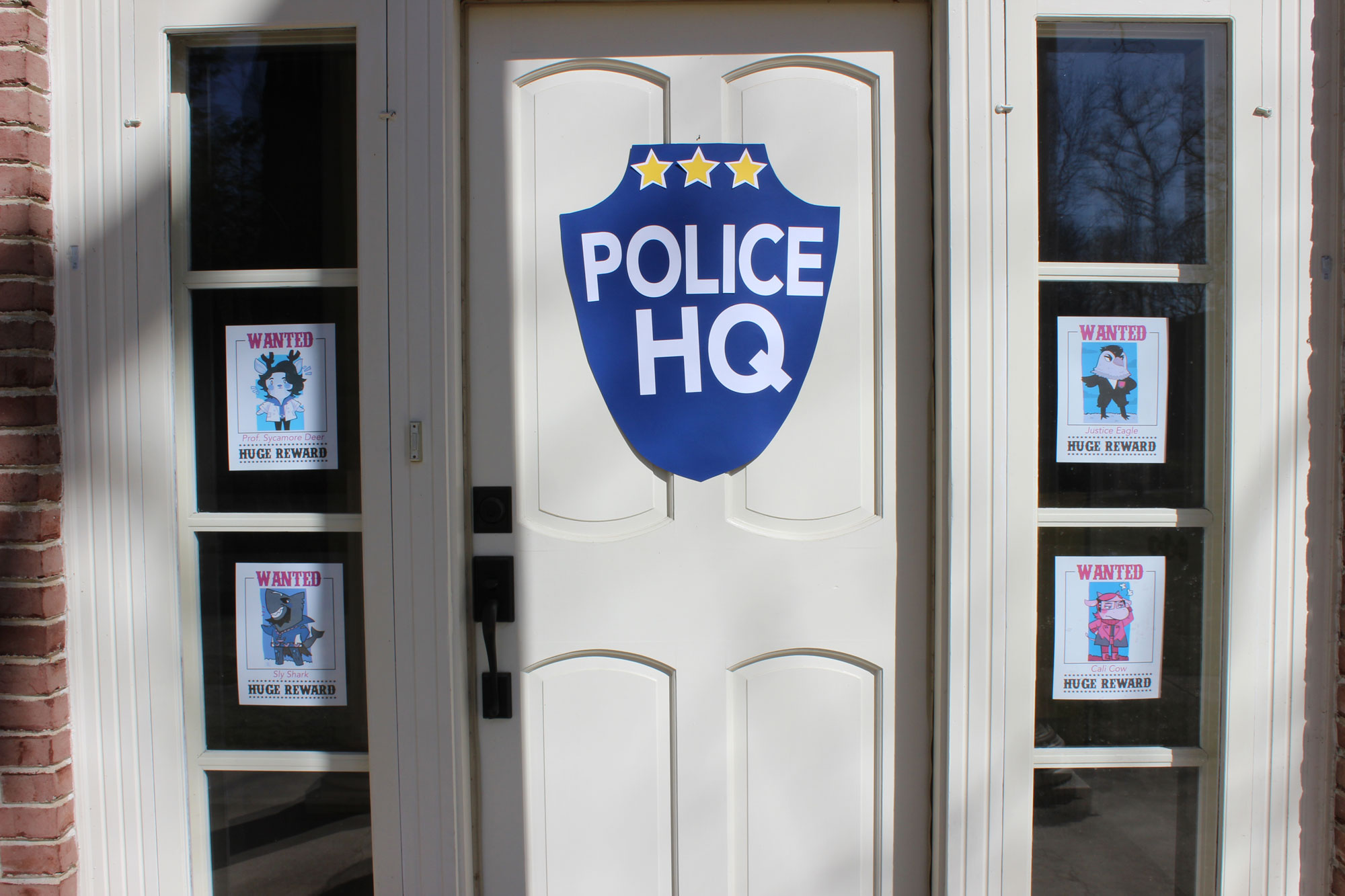 Police Headquarters + Wanted Posters