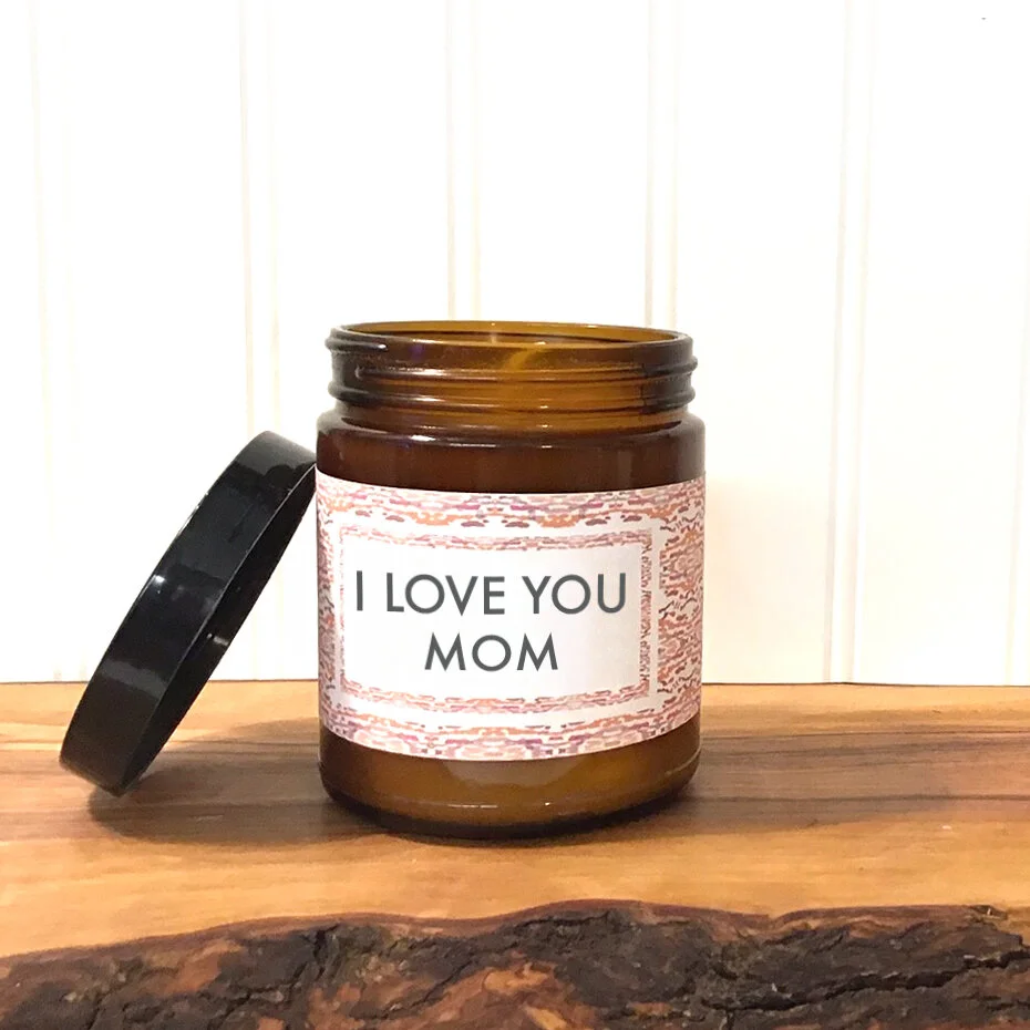 I Love You Mom Aromatherapy Soy Wax Candle Mother's Day Gift