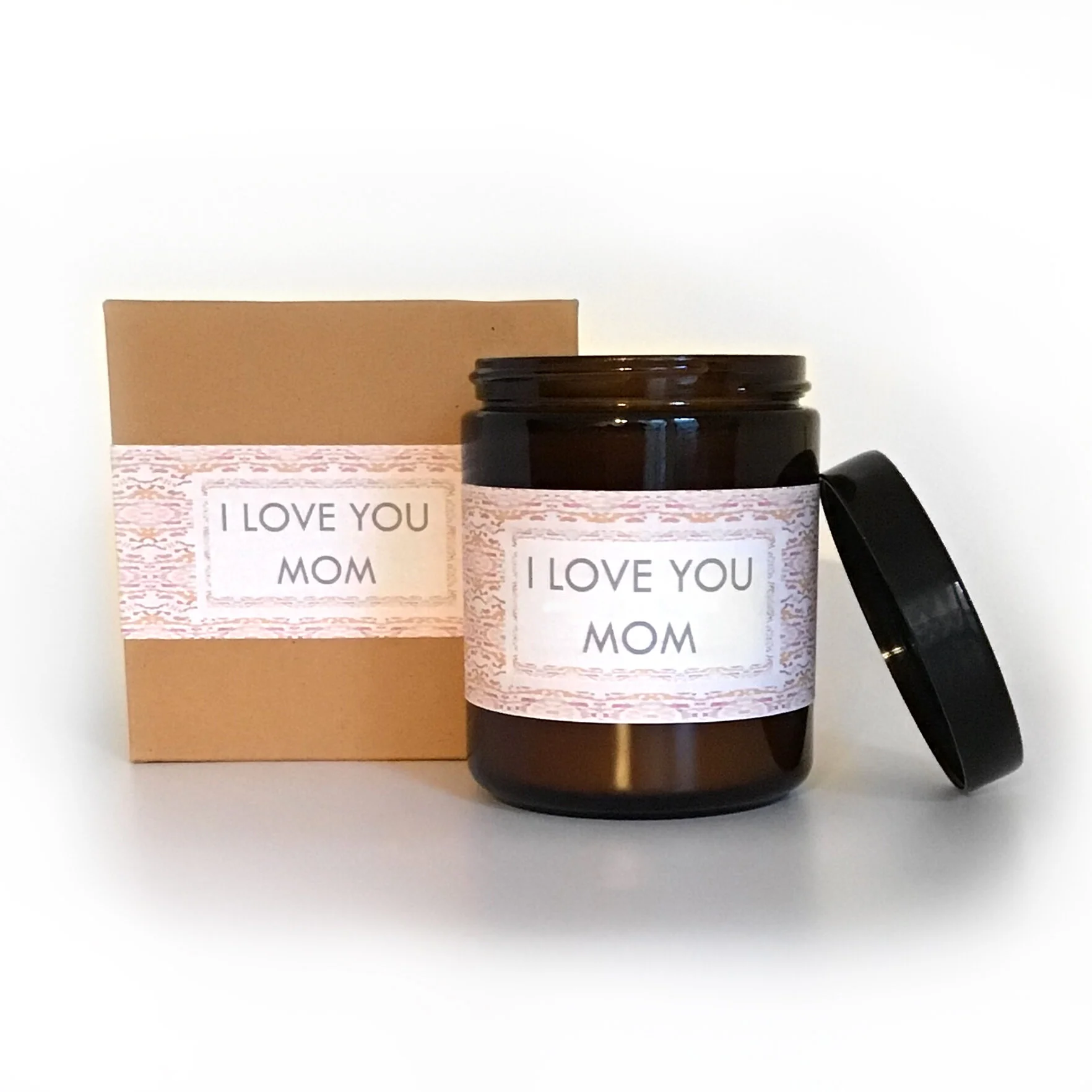 I Love You Mom Aromatherapy Soy Wax Candle Mother's Day Gift