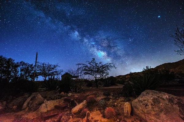 Desert Breeze Oasis cottage under the stars - JoshuaTreeVacationHomes.com