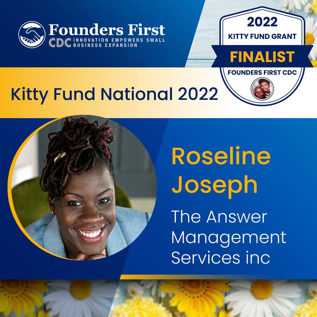 Congrats to our #founder!! She is honored to be a recipient of the Founders First CDC 2022 Kitty Fund Grant https://ff-cdc.org/3Pg7tsP. 

We work with a lot of small business owners and #professionals who often also hold the title of #mom. Shout out 