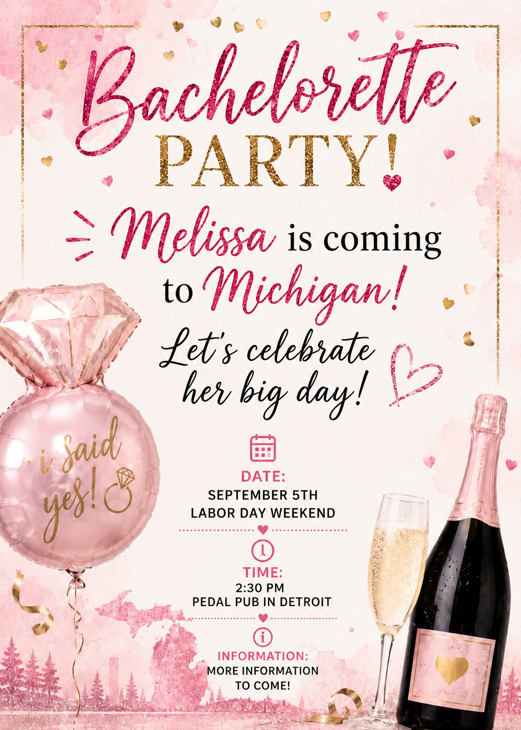 Michigan Bachelorette Party