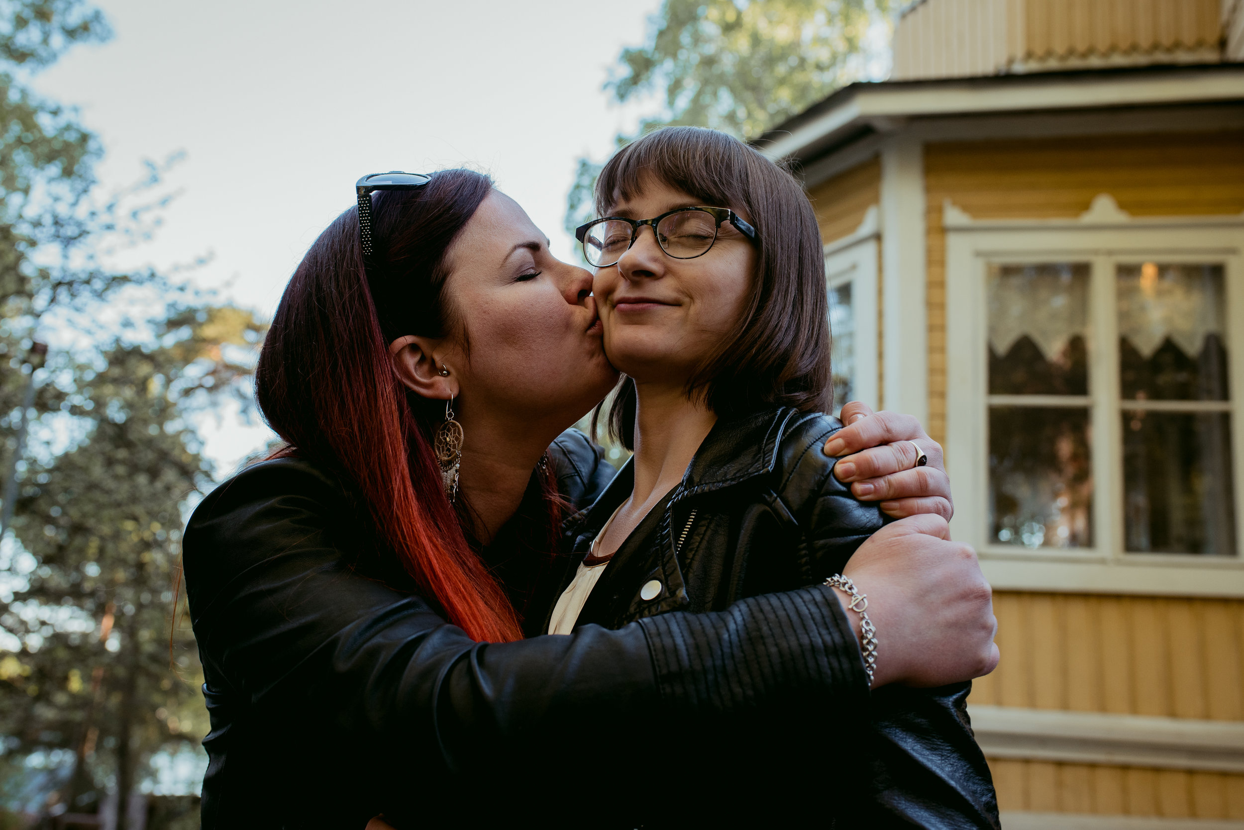 Siinä päivänsankari kera parhaan ystävän <3