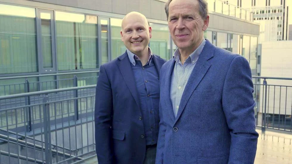 Jan-Inge Sætre (t.v) og Ståle Rasmussen - nå inn som partnere på MRB-laget.