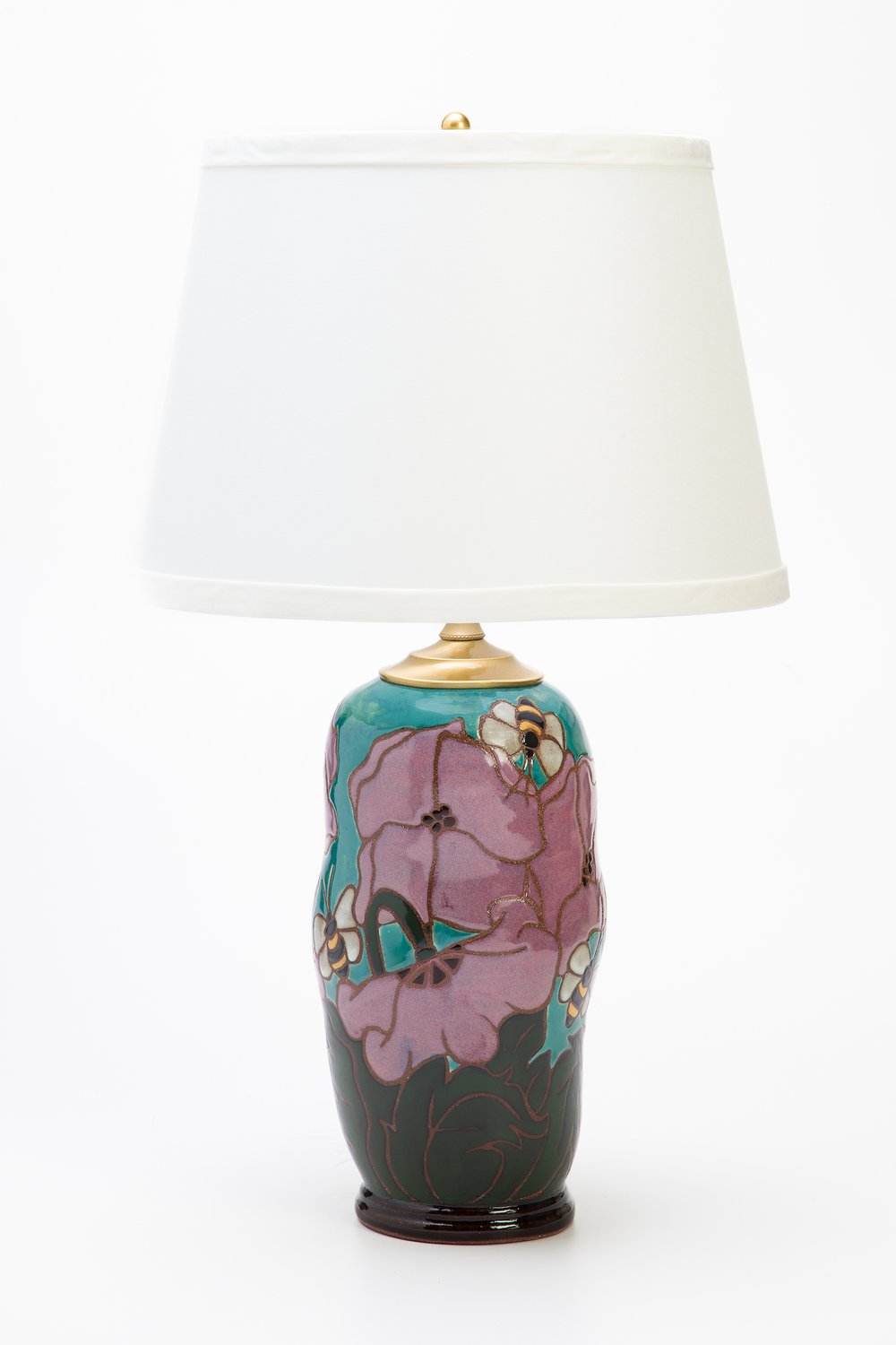 Pink Poppy Table Lamp