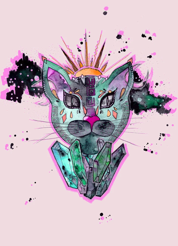 Diamond cat