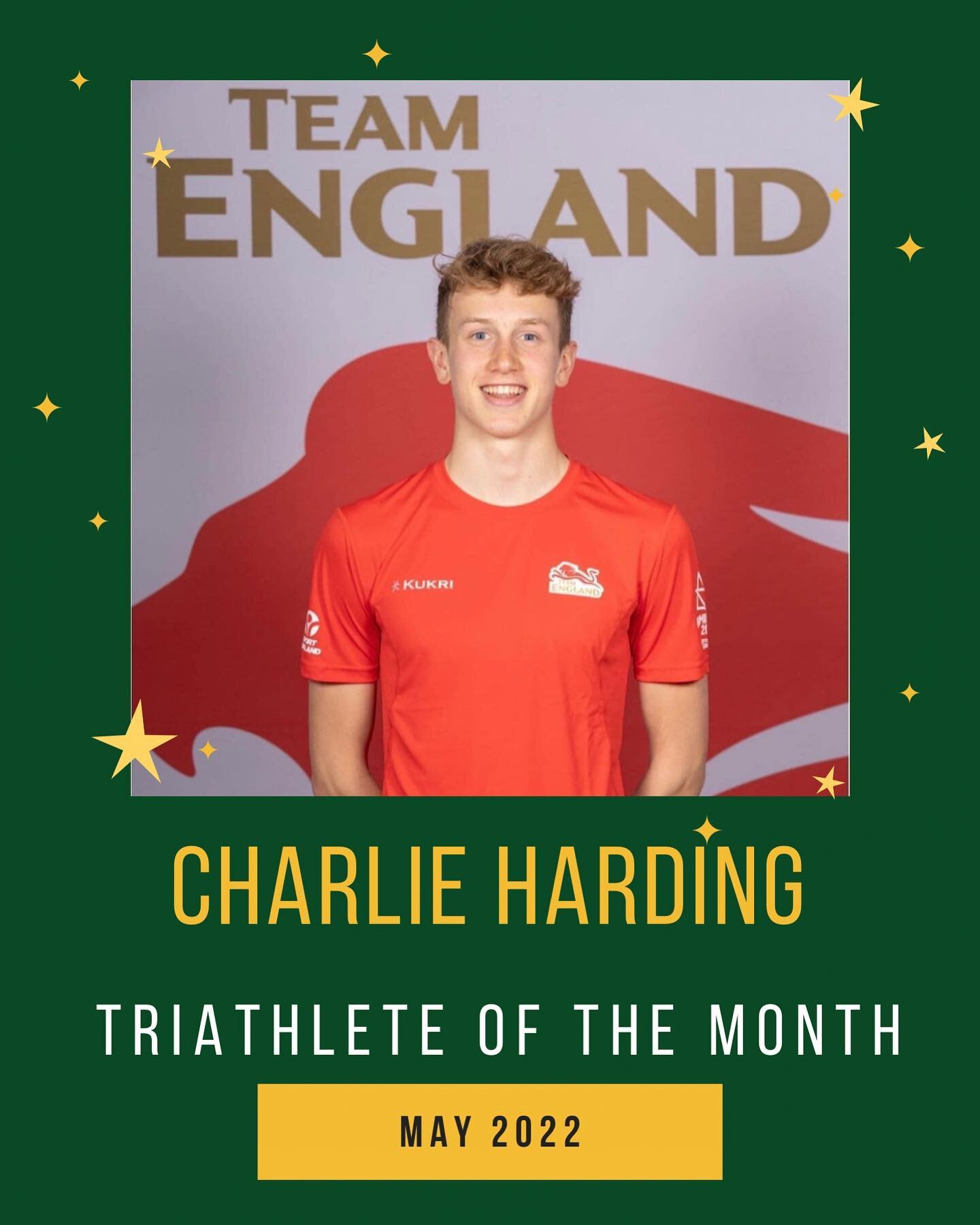 TRIATHLETE OF THE MONTH 
A huge congratulations to @charlie_harding17 for being selected to represent GB as a guide for @oscar_kelly.tri at THE COMMONWEALTH GAMES 2022! 
We all just want to say a huge well done to both of you and wish you the best of