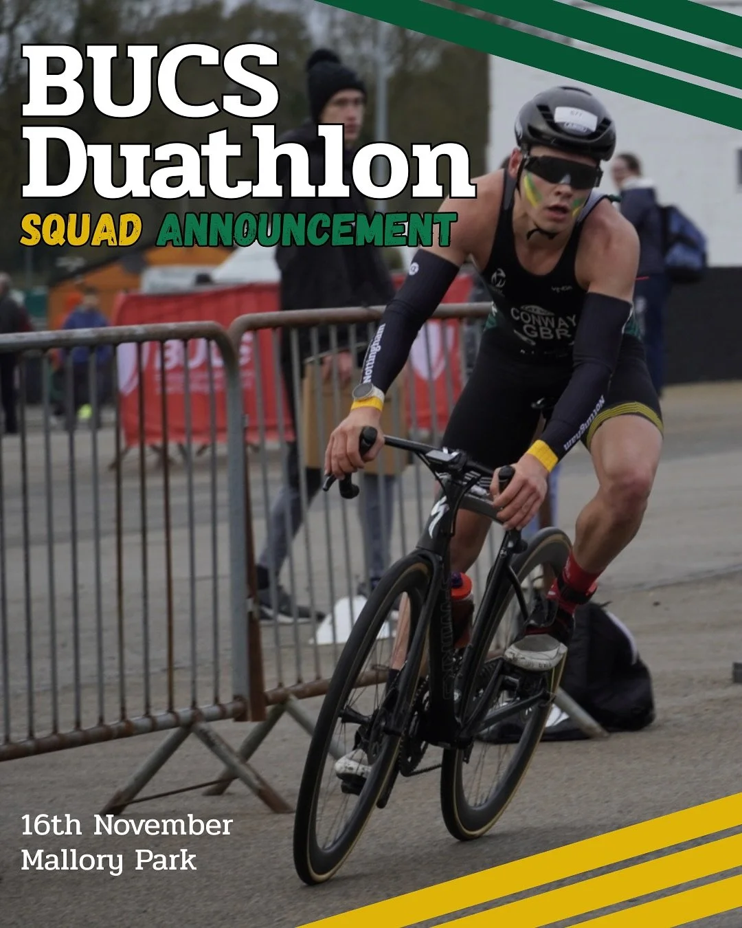 BUCS Duathlon Squad Announcement 📣 

#uon #uontri #duathlon #bucsduathlon #triathlon