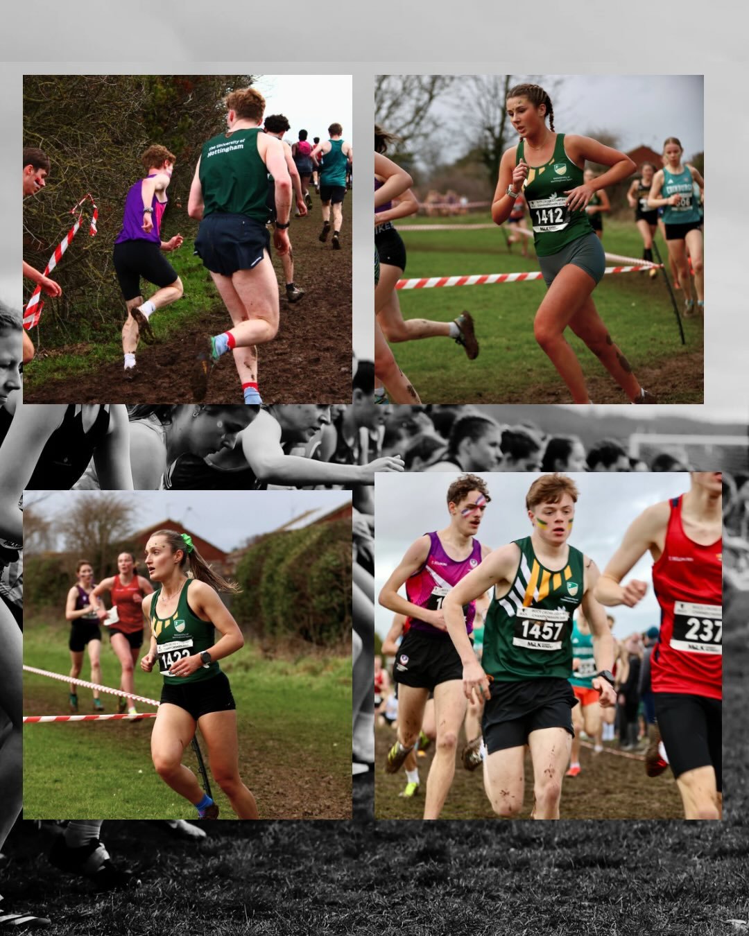 On Saturday, UON Tri travelled to Loughborough to take on the mud of BUCS XC 💛💚 we had a large group of runners and supporters which provided a fantastic atmosphere 📣 stand out performances from Ollie Mills (88th) and Maddie Hughes (83rd) who both