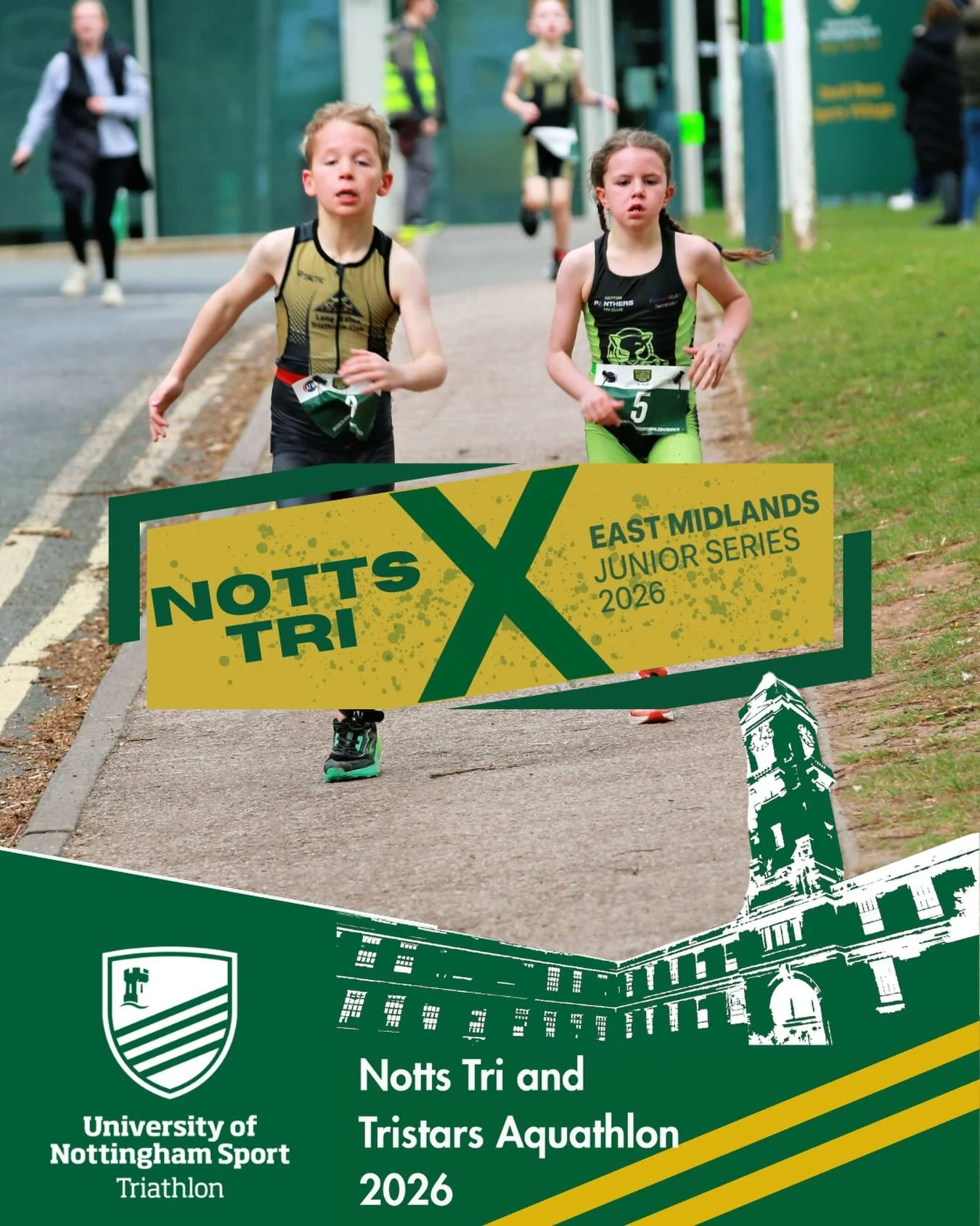 Notts Tri and Tristares Aquathlon X @eastmidstriathlon Junior Race Series! 🏁  We are pleased to announce that this year, the Tristars Aquathlon will be the first race in the East Midlands Junior Race Series for 2026.

The series allows young athlete