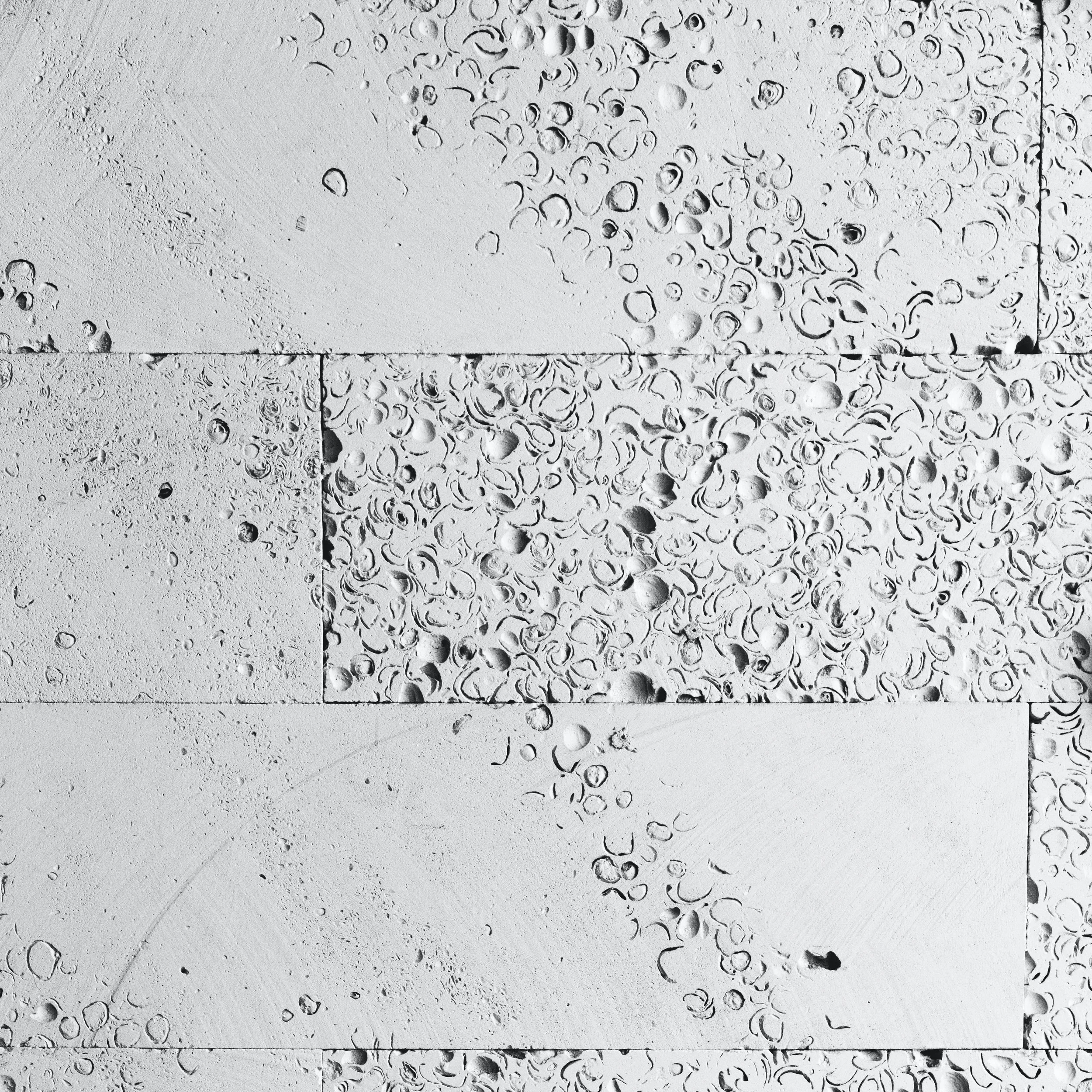 Black and white brick wall pattern