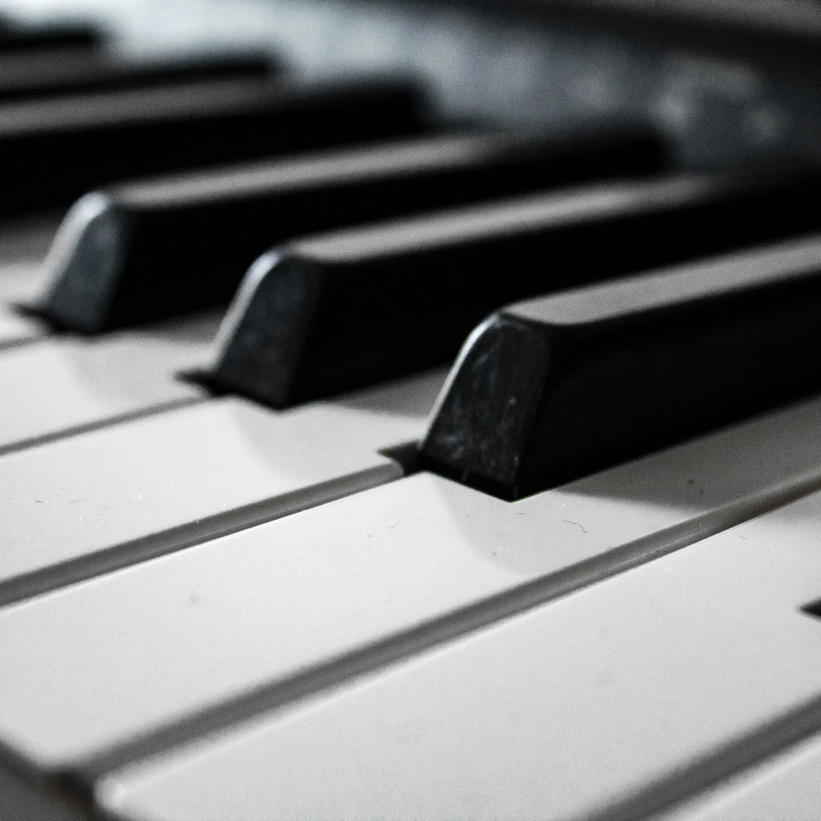 Black and white keyboard pattern