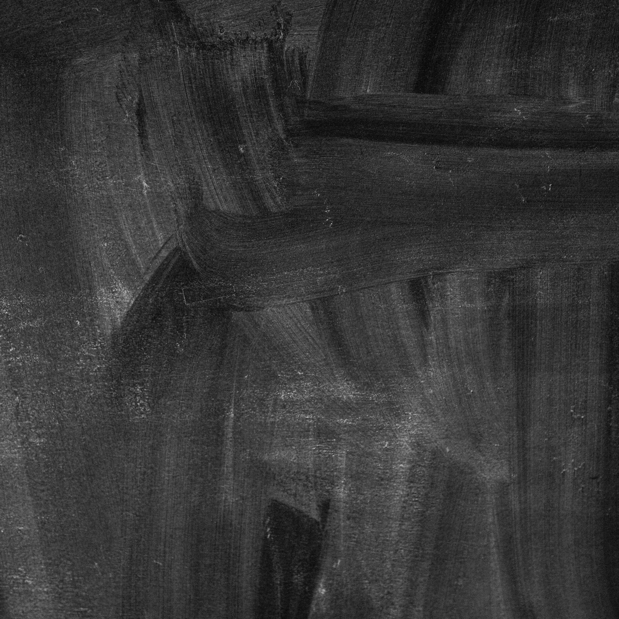 Black and white brush stroke pattern