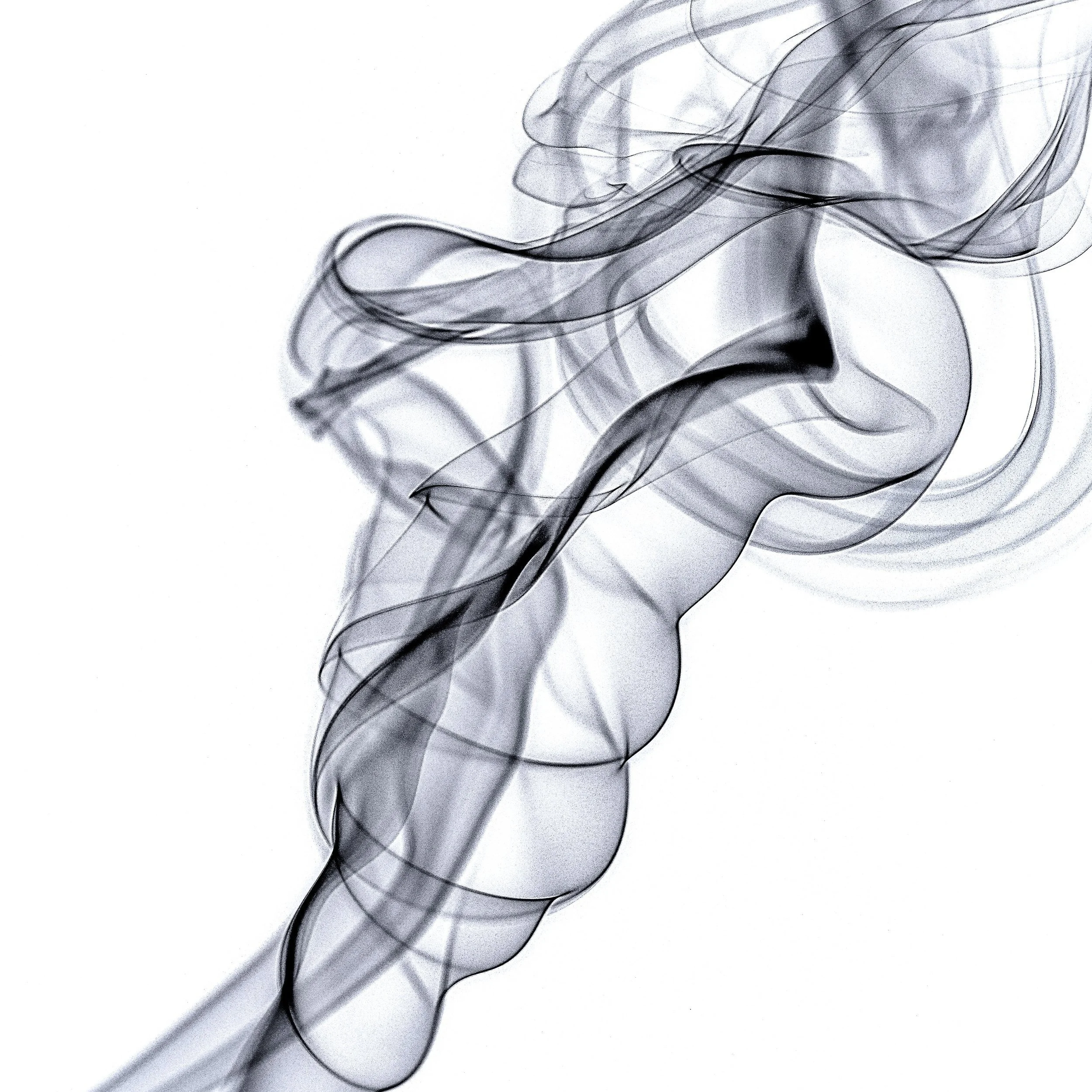 Black and white smoke pattern