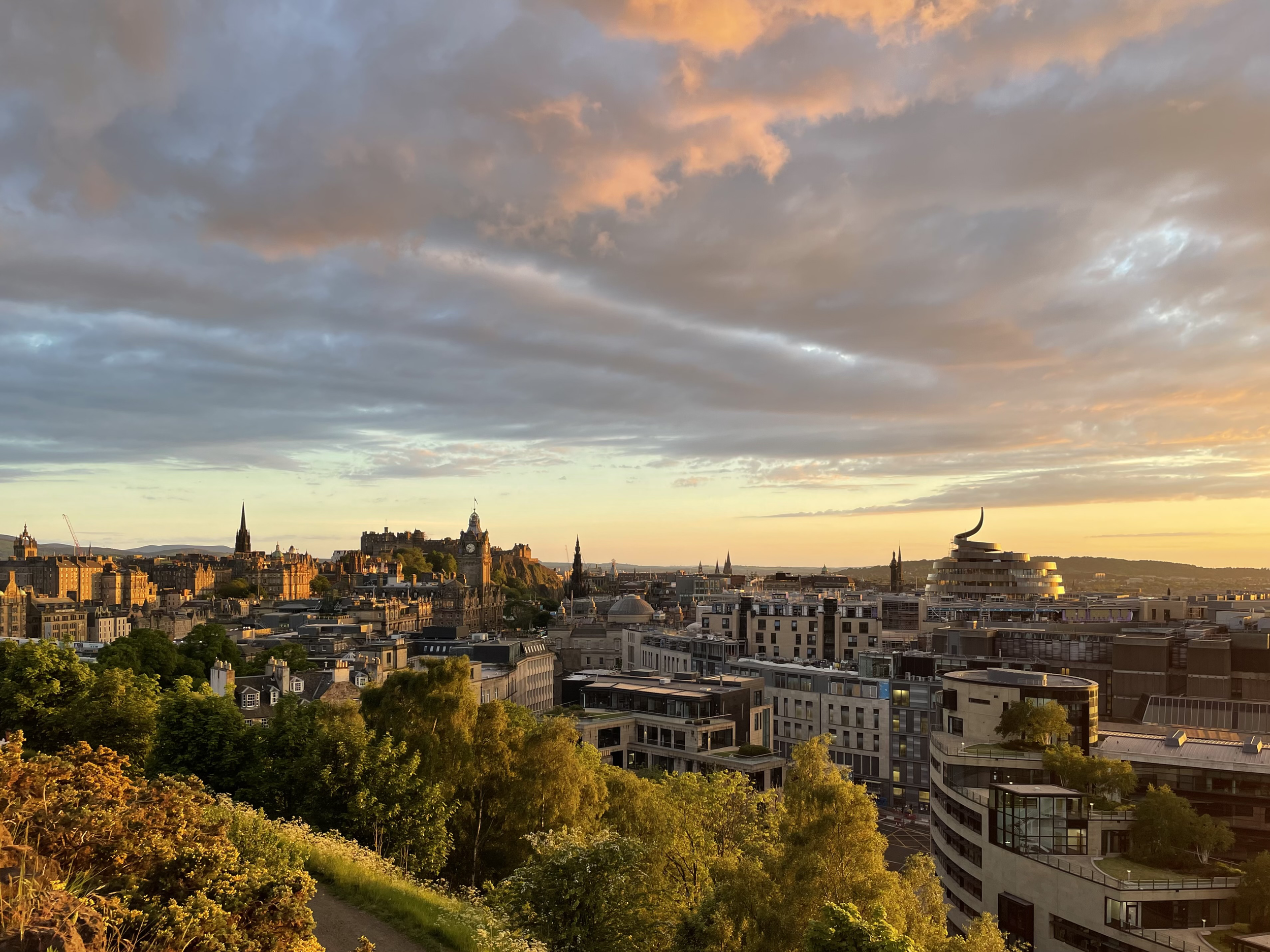 View over Edinburgh by Mavis Guo