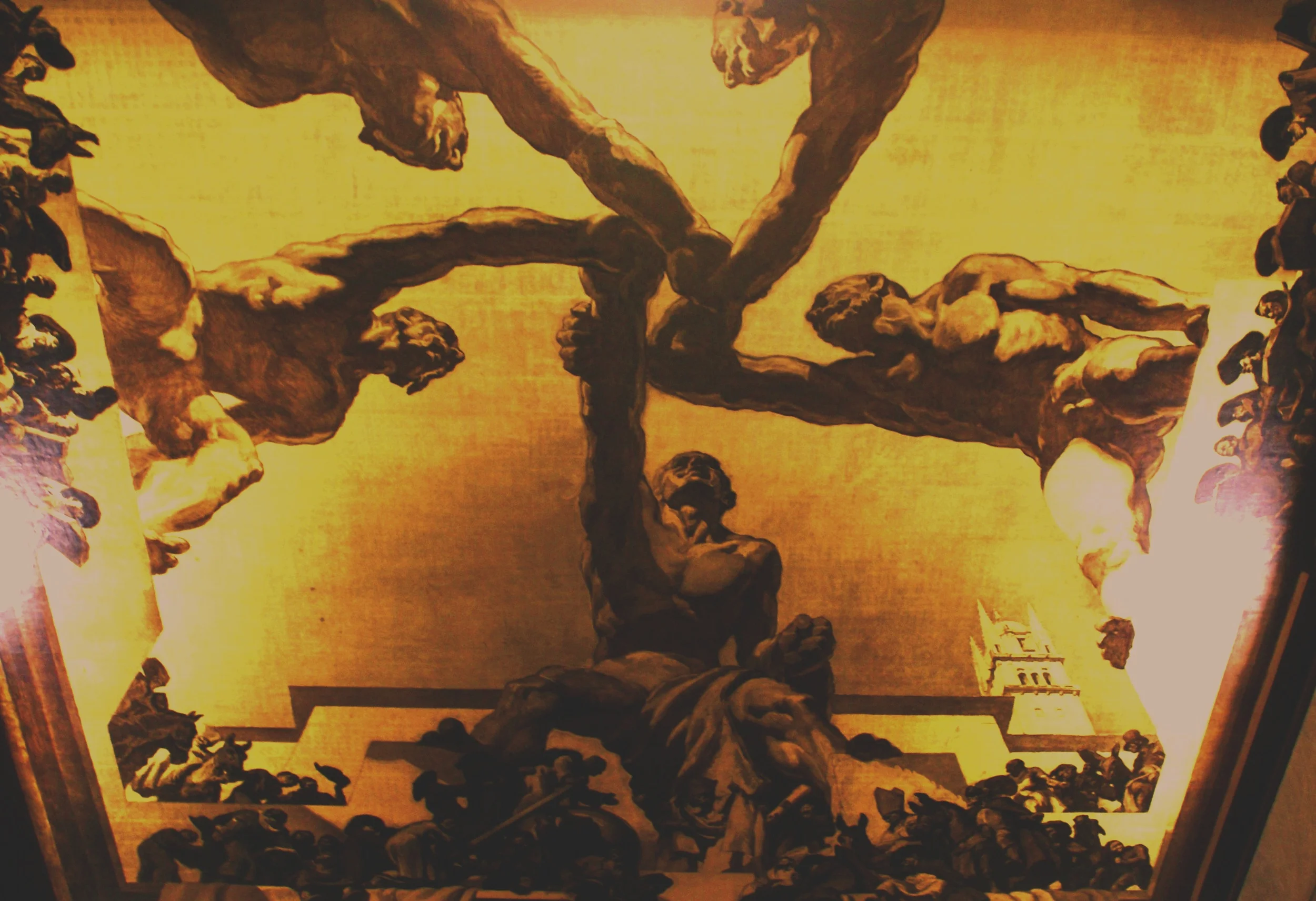 Mural by Catalan artist José Maria Sert, League of Nations Council Chamber