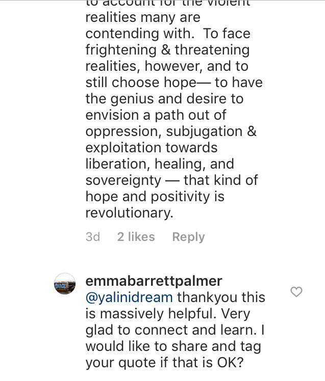 Hope Is A Discipline Quote Hope Is A Discipline (Ref. Mariame Kaba): Discussion On Race With  @Yalinidream And @Bitter_Melanin — Humankinder