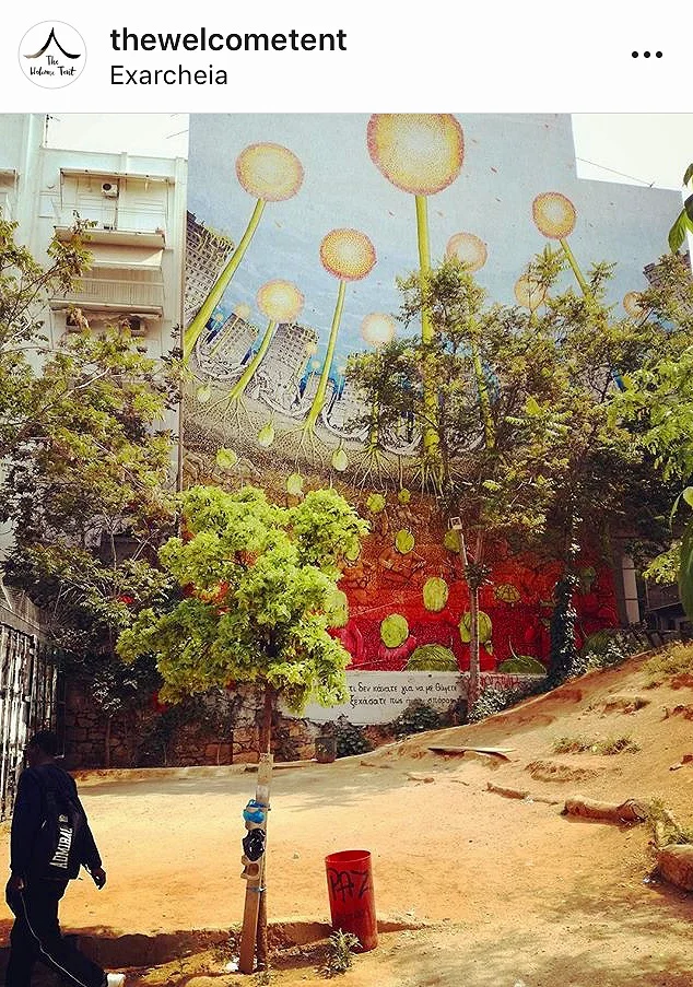 They tried to bury us, but they didn’t know we were seeds… PAZ. May 2018, Exarcheia, Athens, Greece.