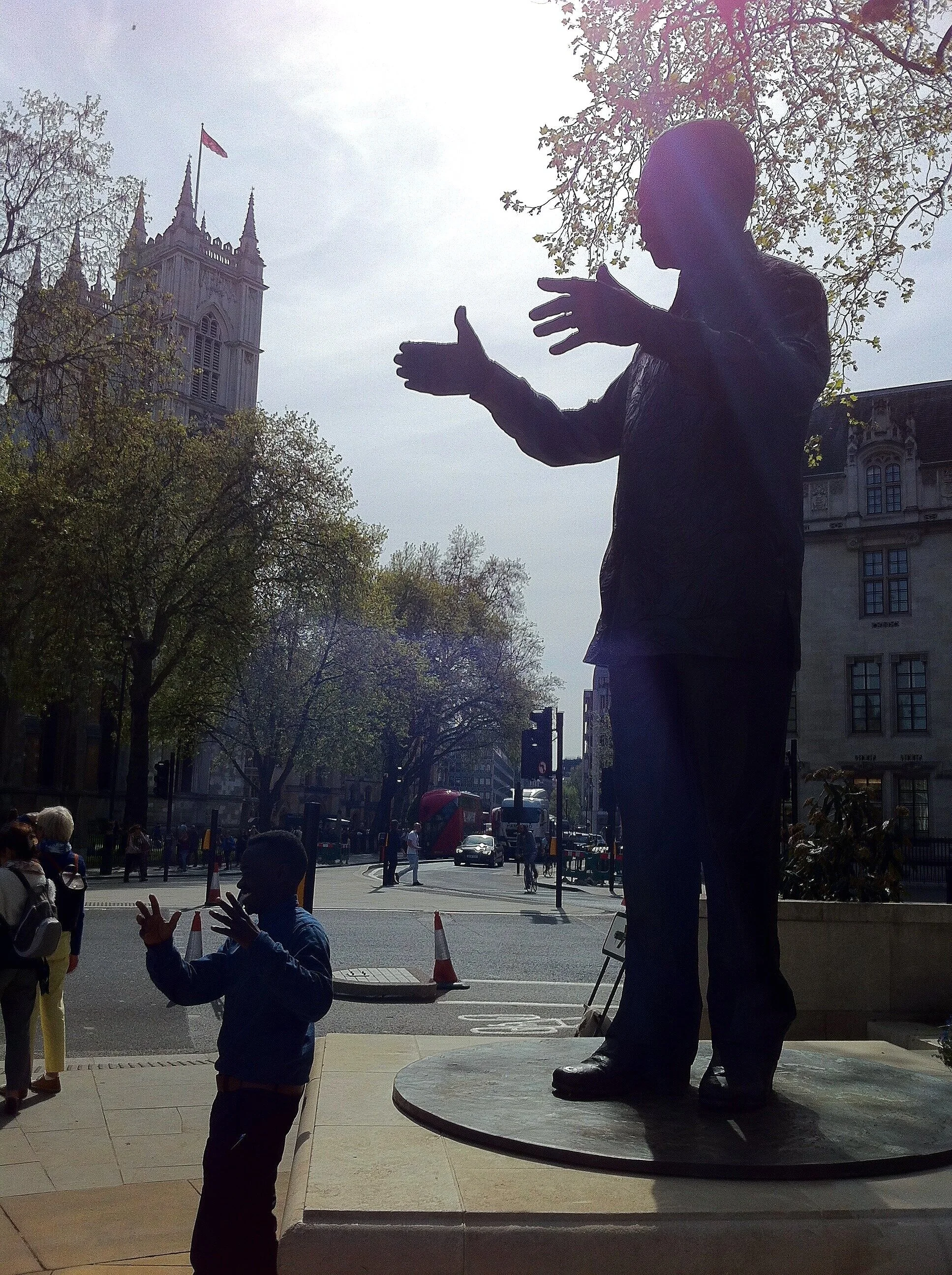 “It always seems impossible until it’s done”, Nelson Mandela. I N T H E S E H A N D S by Emma Barrett Palmer | Parliament Square - London | 2016