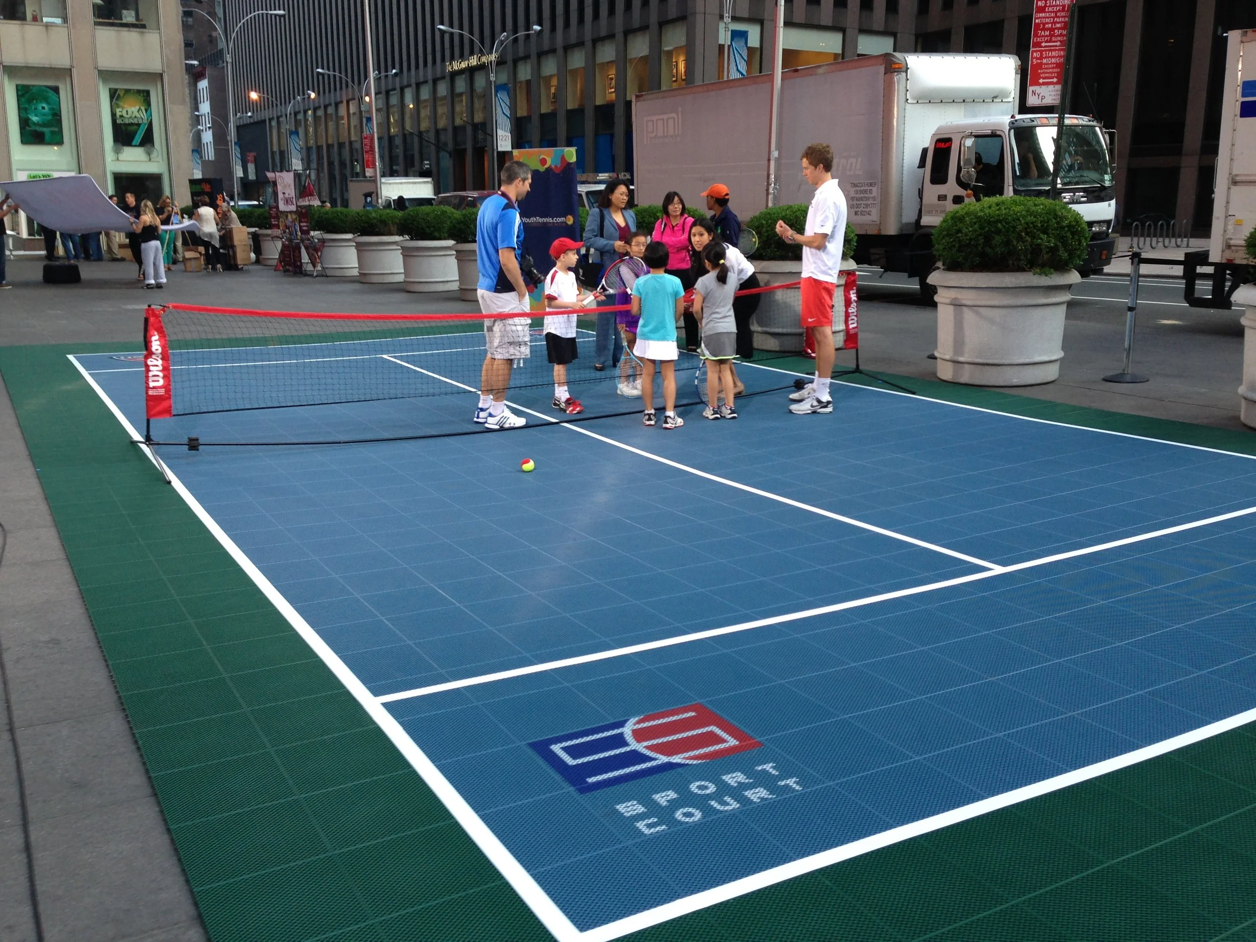 rent tennis flooring