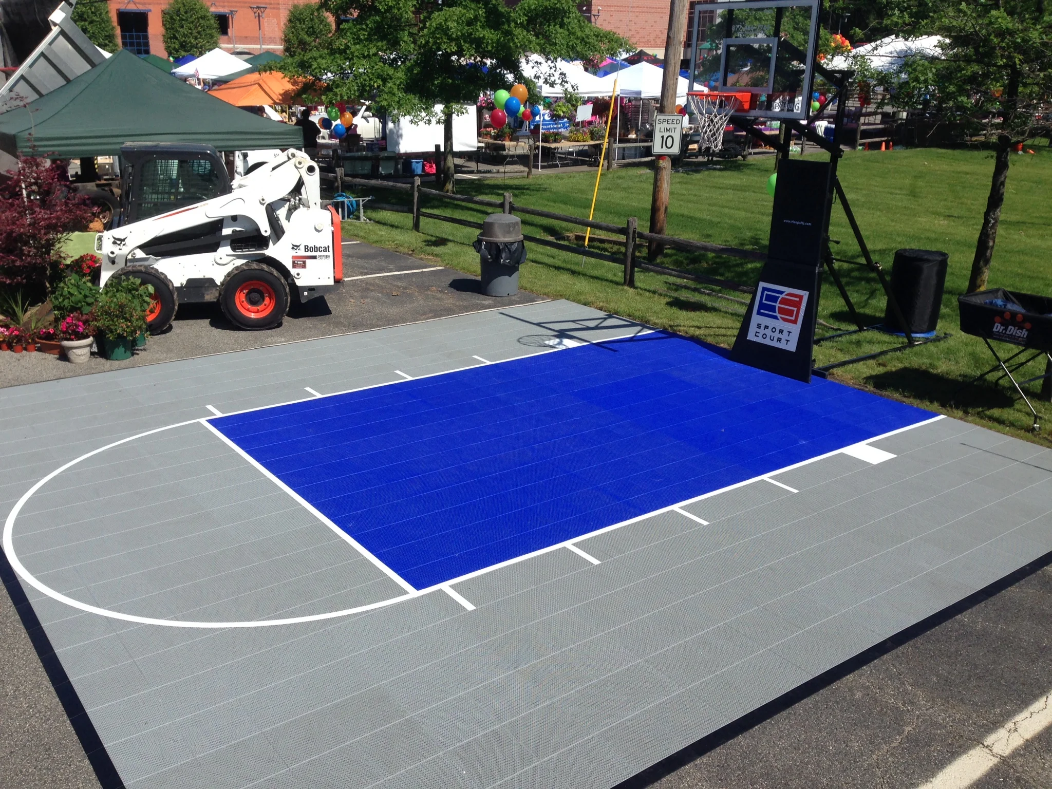 basketball system rentals