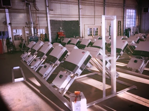 One of our recent inverter skid projects.