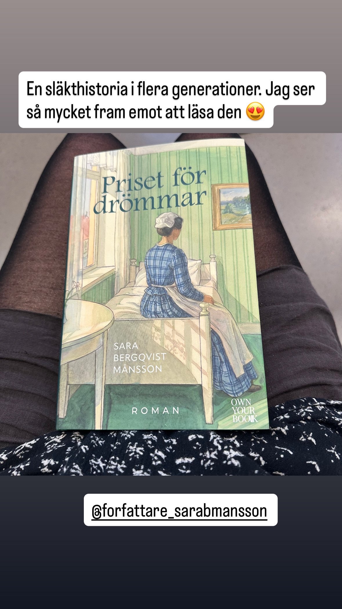 Sara Bergqvist Månsson: Priset för drömmar