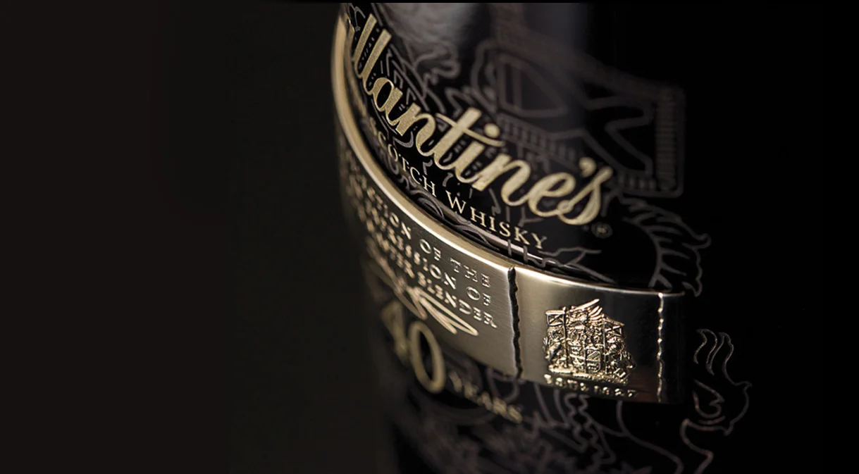 Ballantine's aged 40 year Blended Scotch Whisky