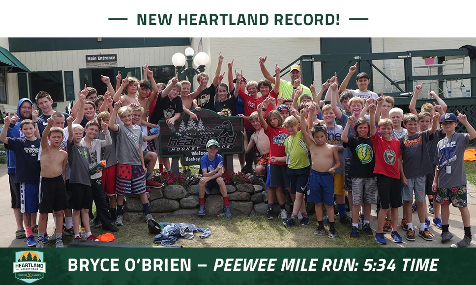 Peewee Mile Run Record