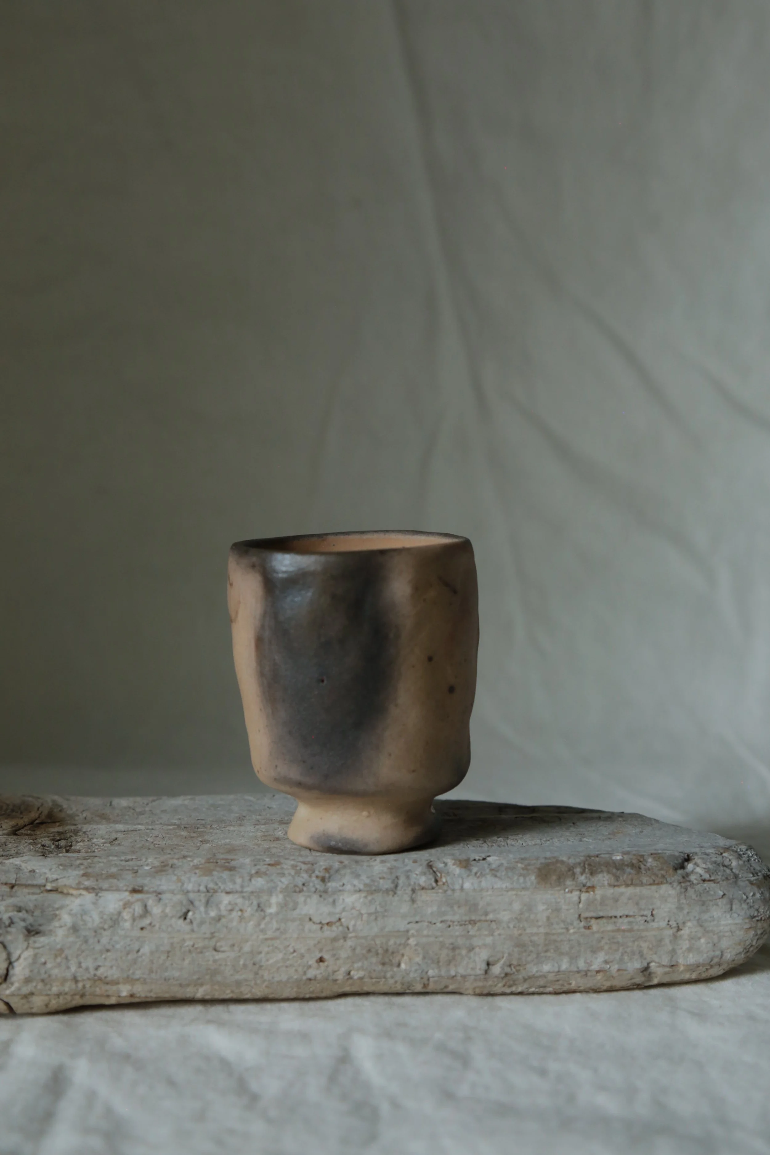 Woodfired Kurinuki Tea Cup