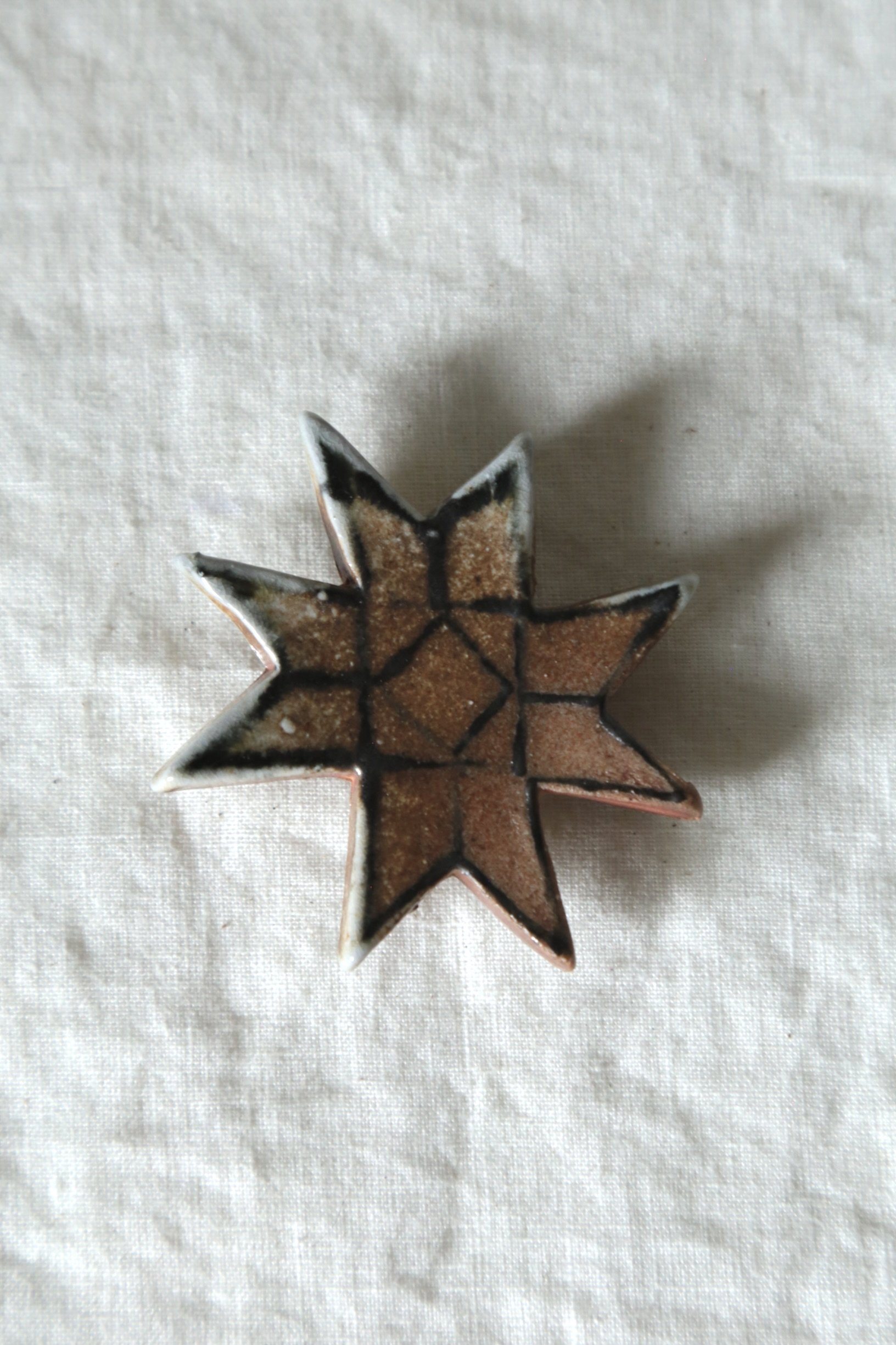 Woodfired Sawtooth Star Magnet
