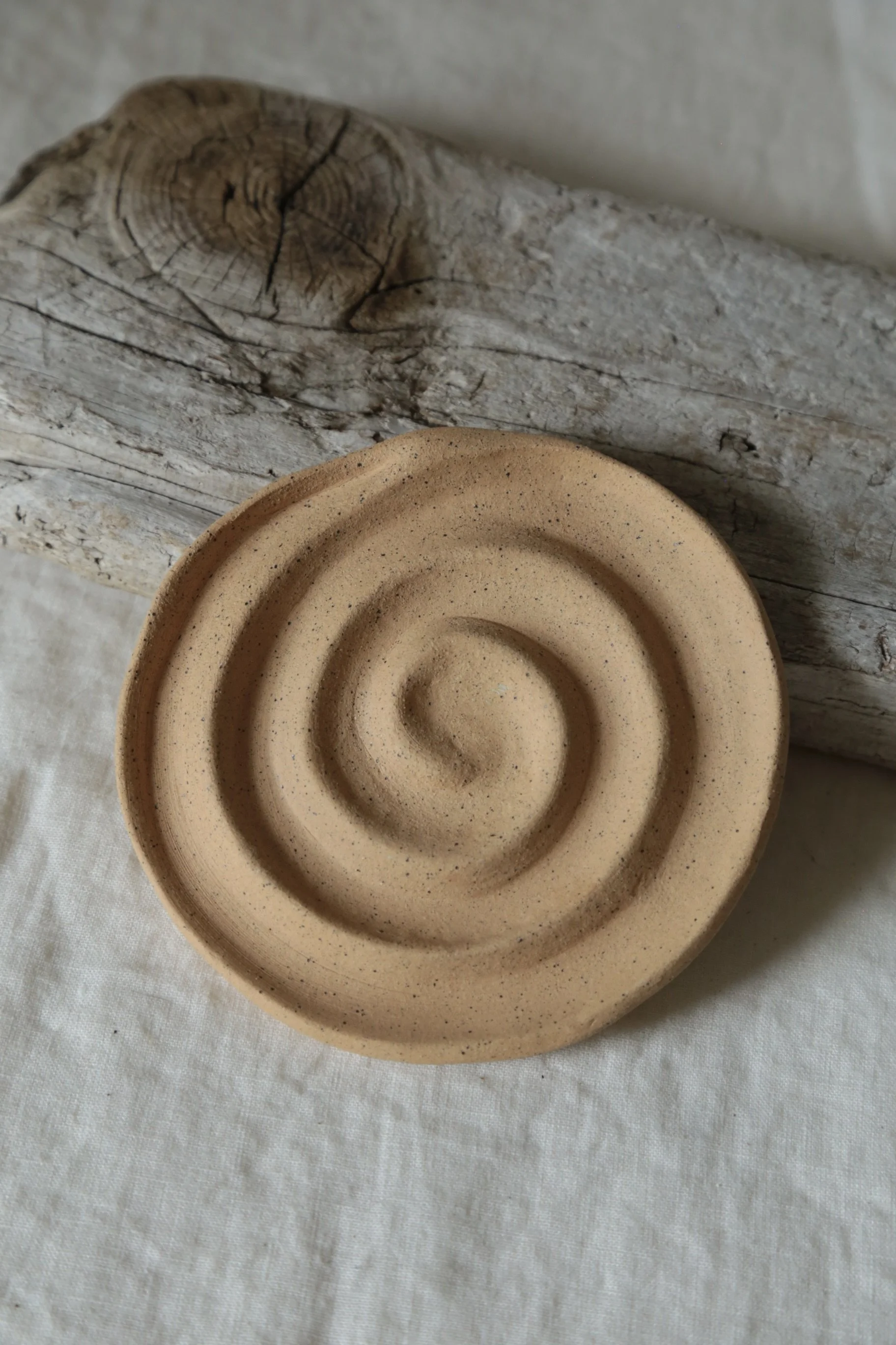 Sand Spiral Dish - Small