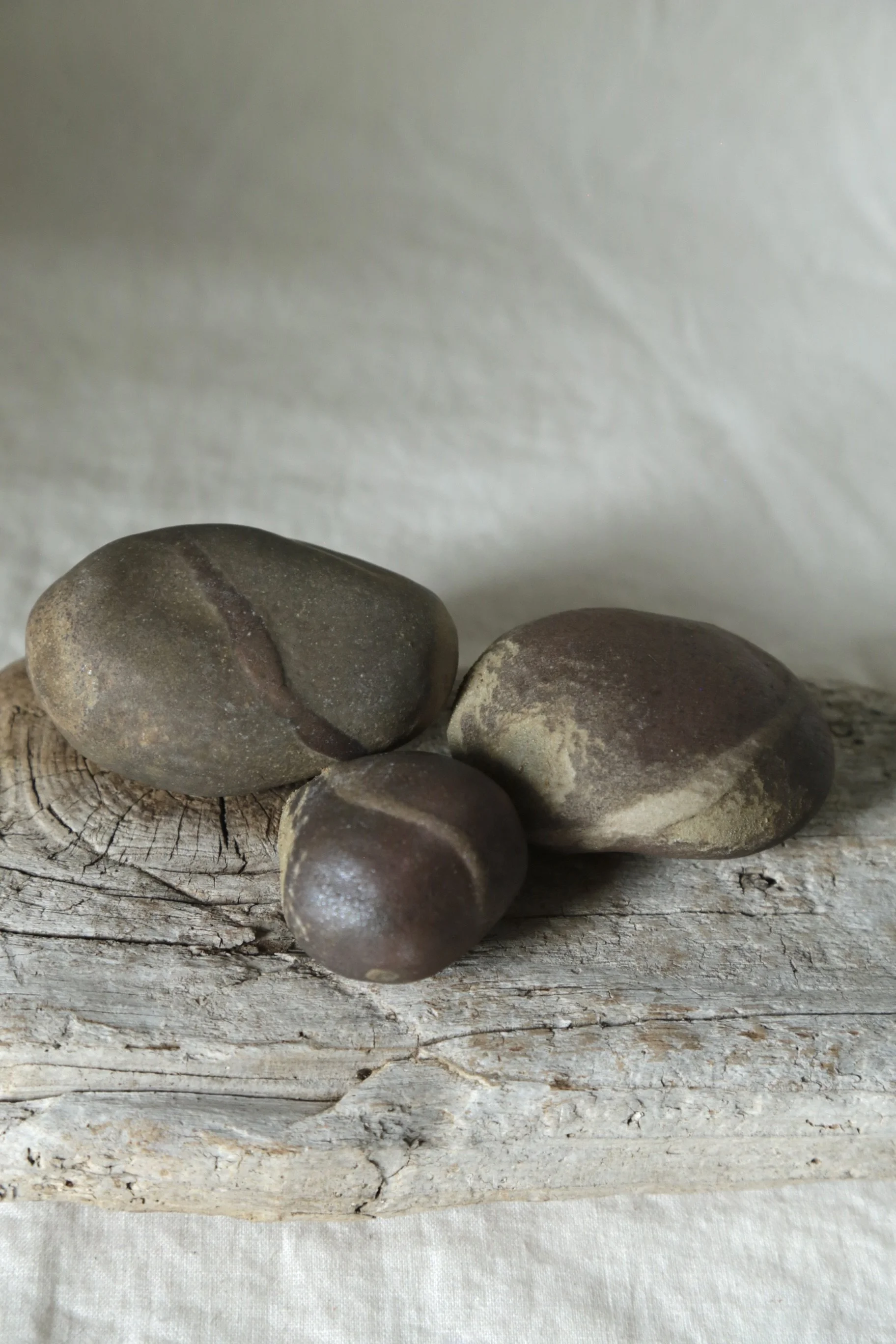Woodfired River Rocks - Set of 3