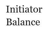 Initiator Program Balance