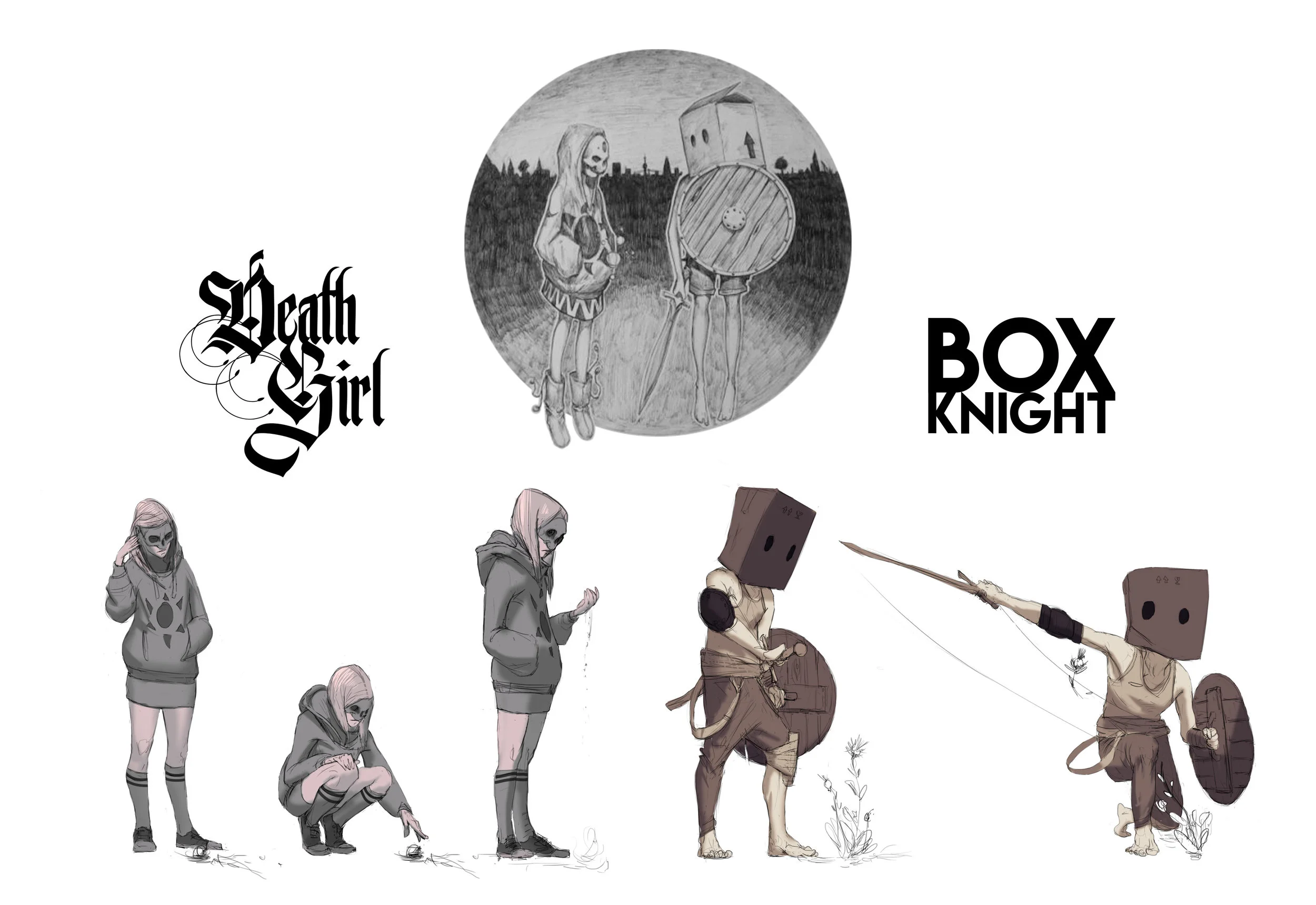personal comic-book project based on an old drawing